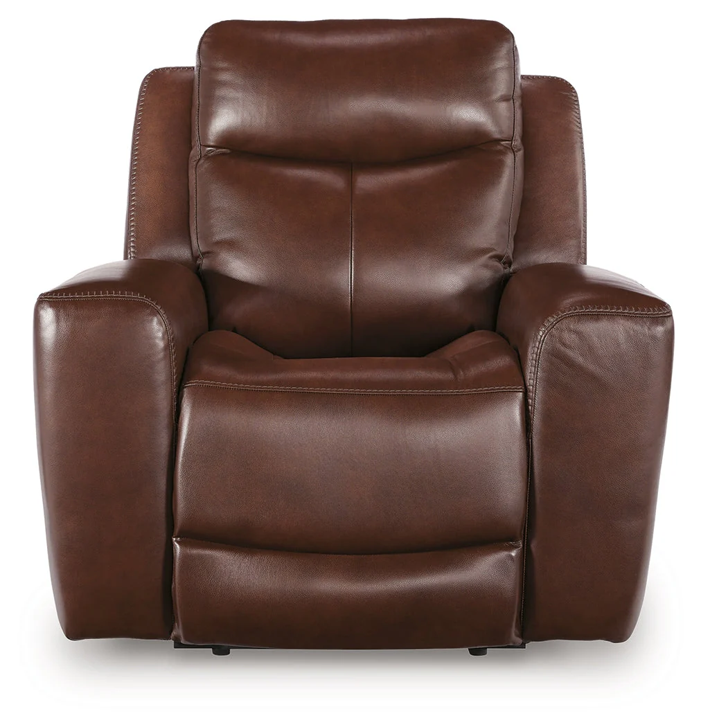 Next Move Mahogany Power Recliner - Image 4