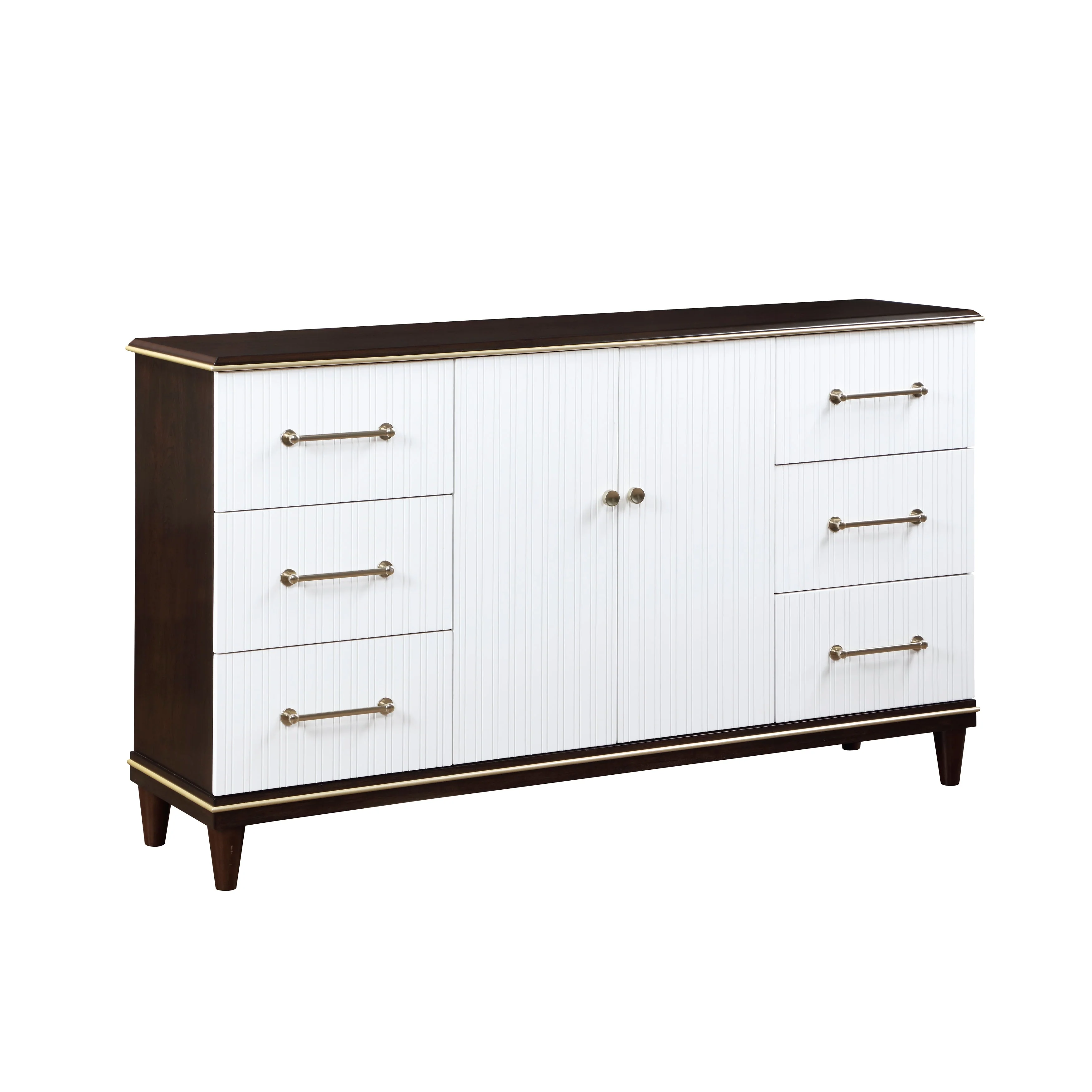 Niles White/Cherry Dresser