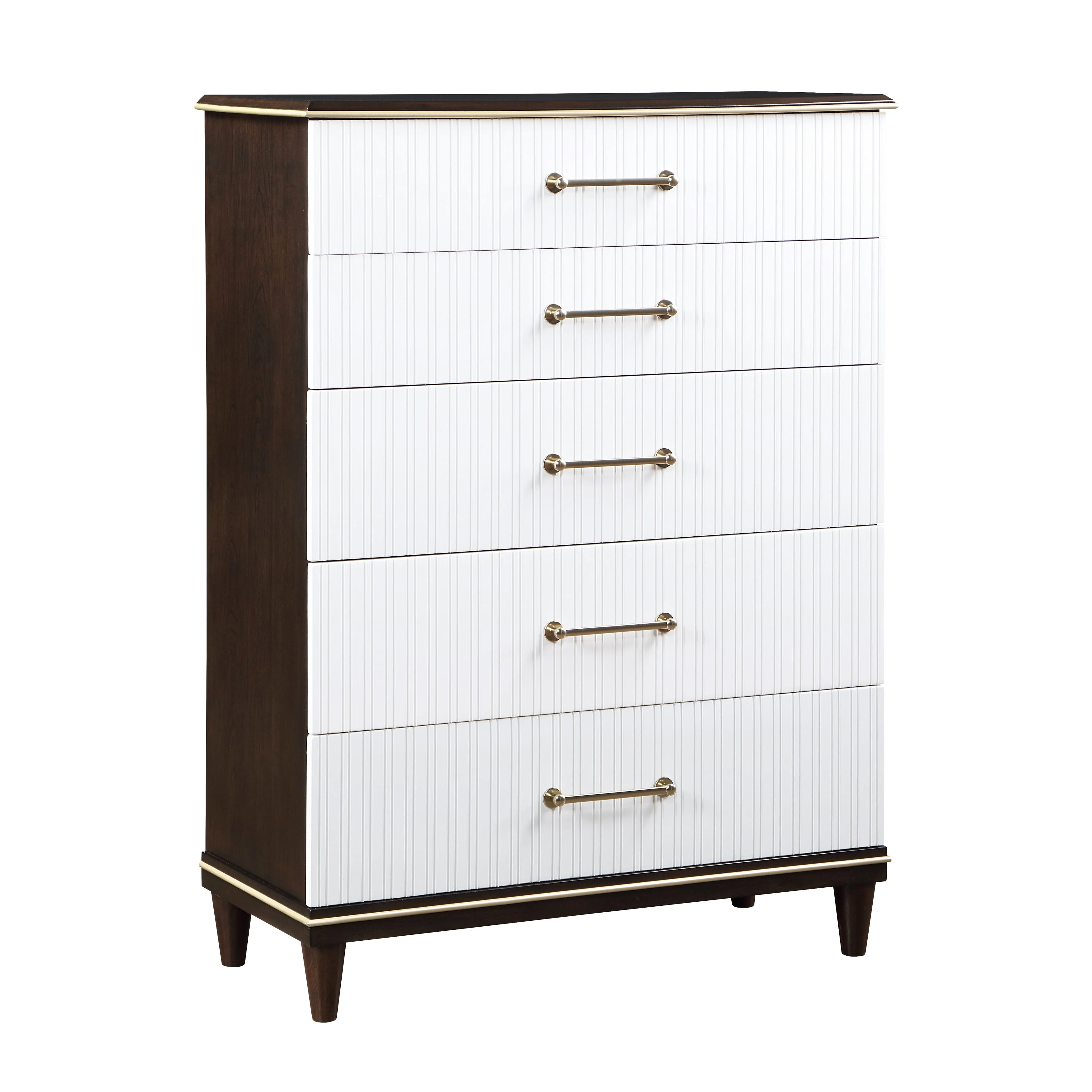 Niles White/Cherry Panel Bedroom Set - Image 13