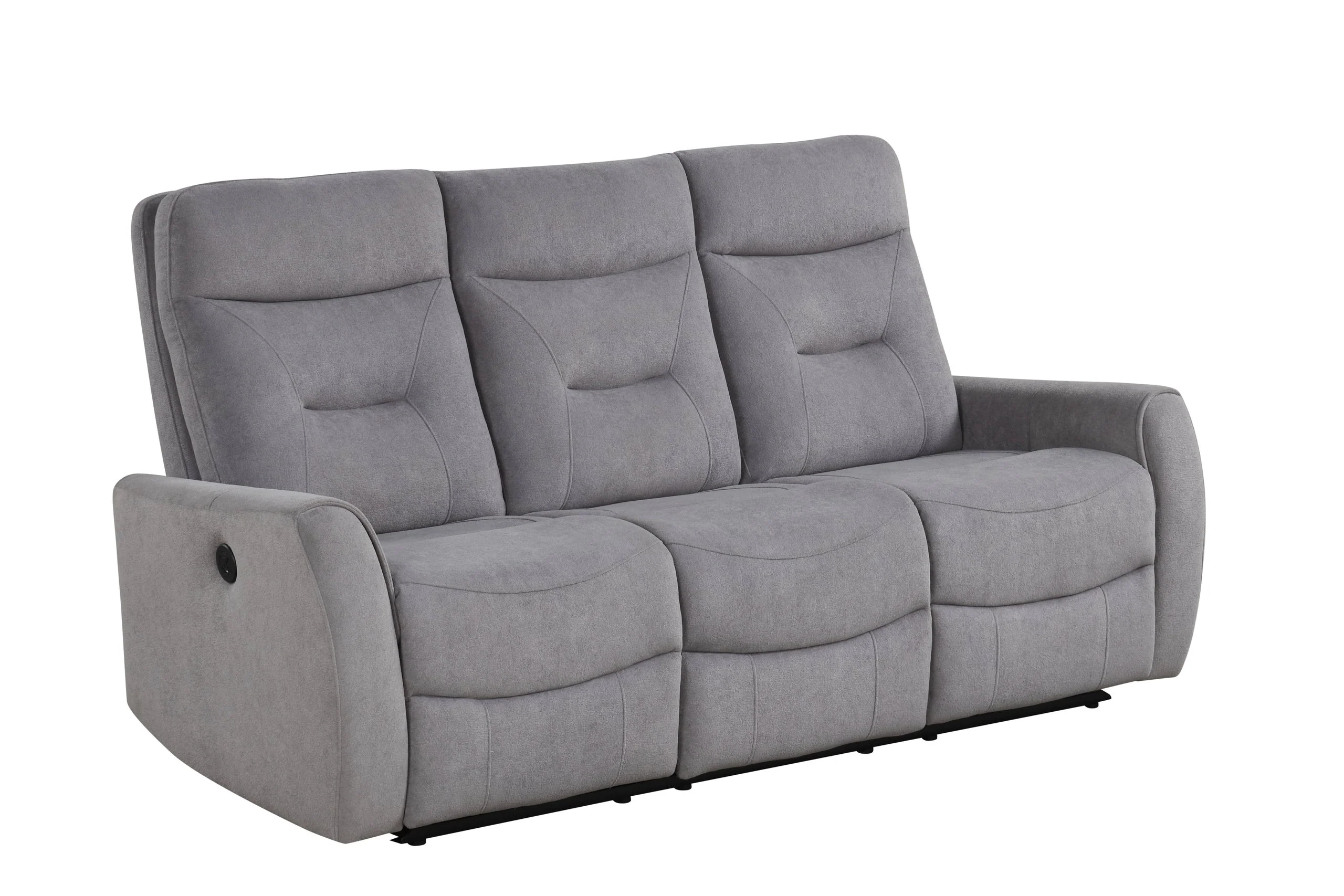 Nina Gray 3-Piece Power Reclining Set - Image 2