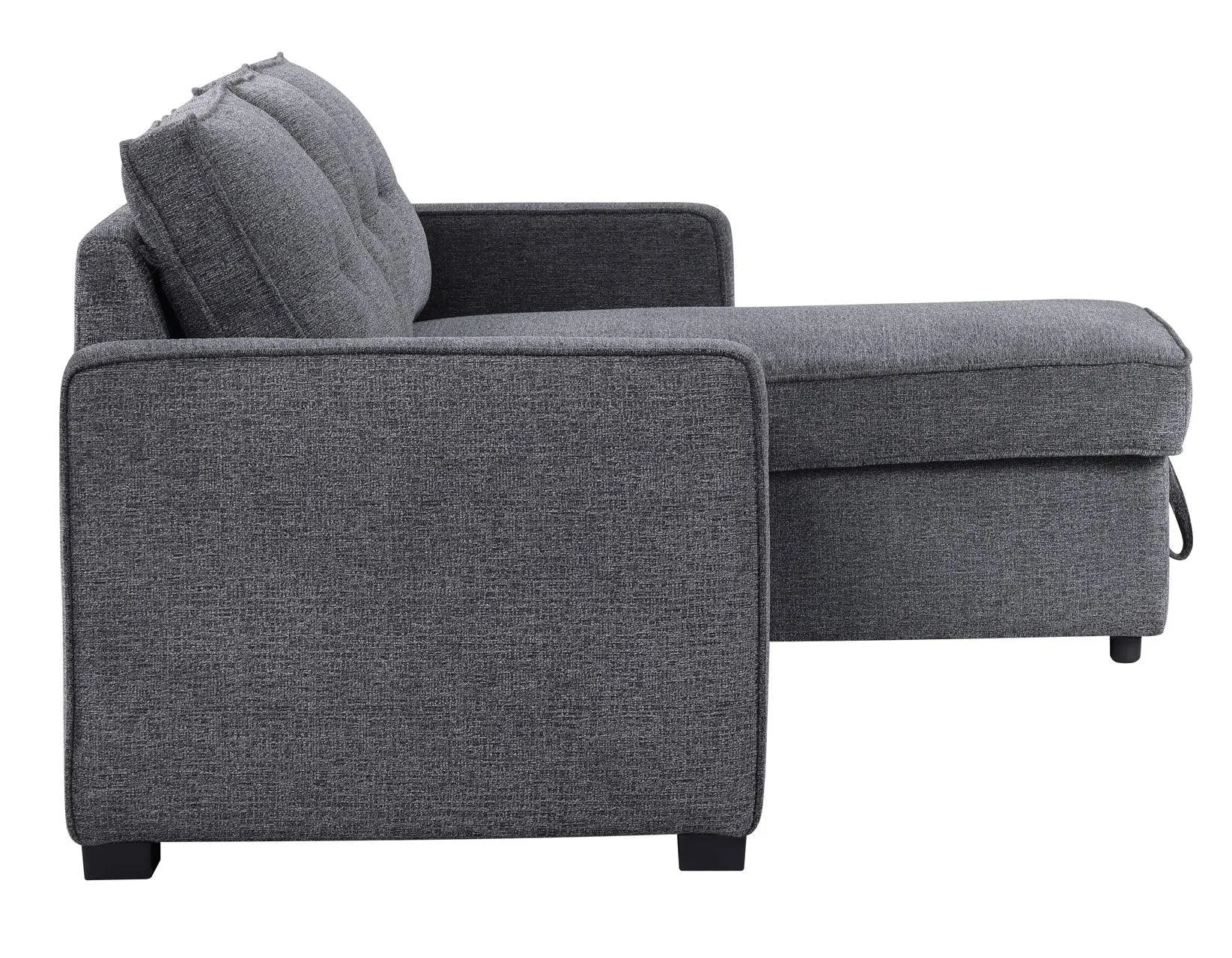 Noah Flippable, Convertible Storage Sleeper Chofa, Gray - Image 17