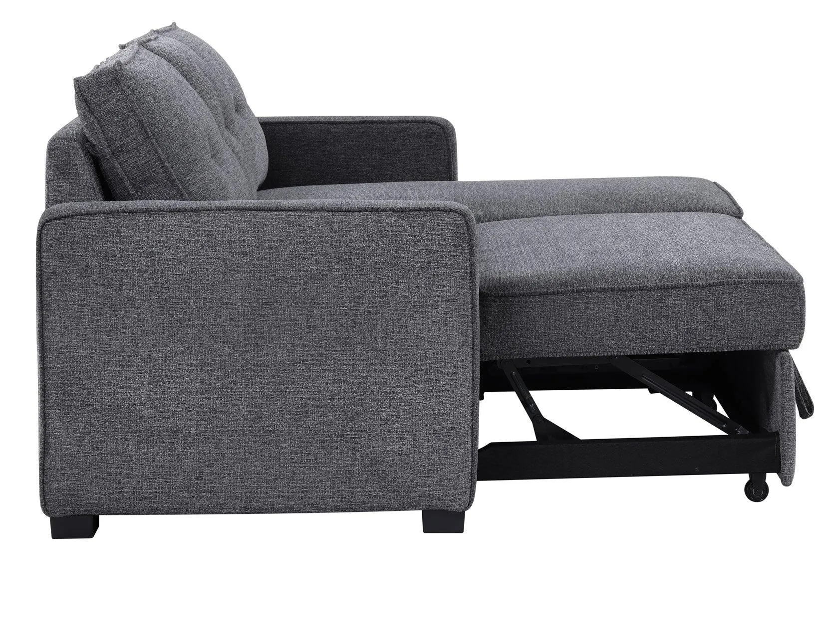 Noah Flippable, Convertible Storage Sleeper Chofa, Gray - Image 20