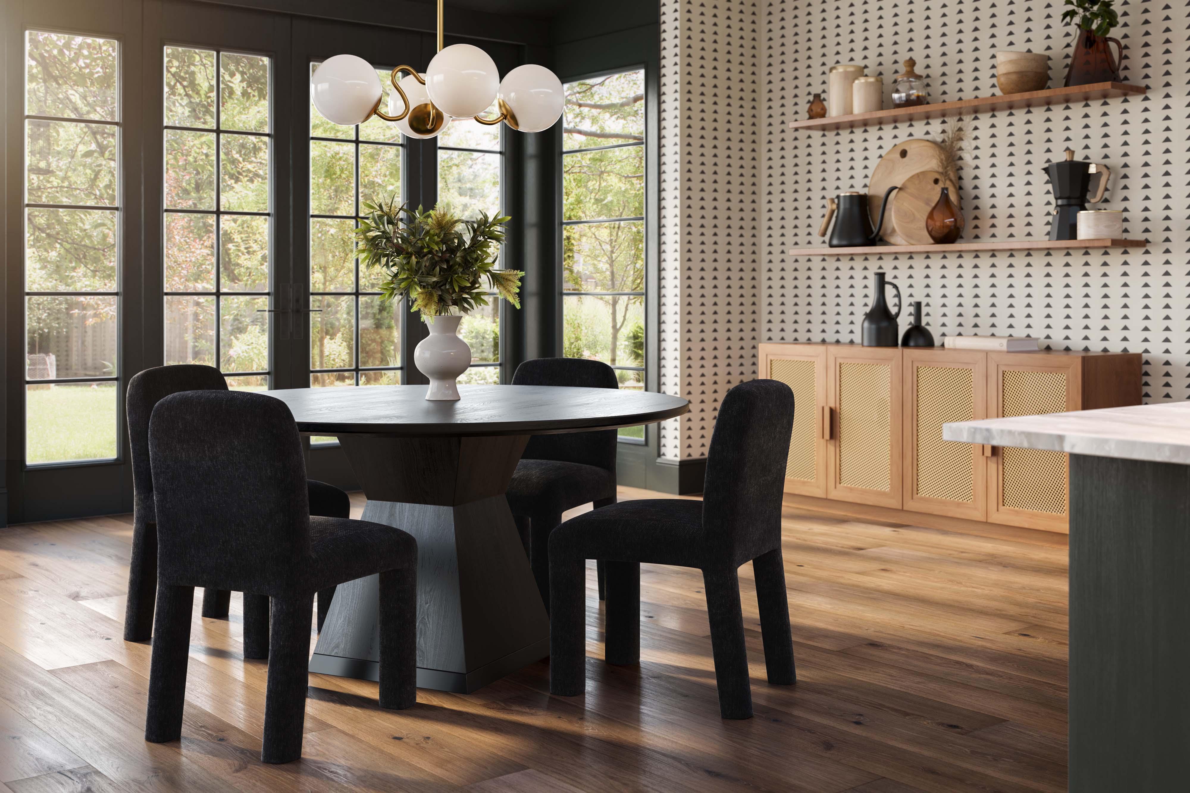 Nolan Wood 56" Round Dining Table - Image 8