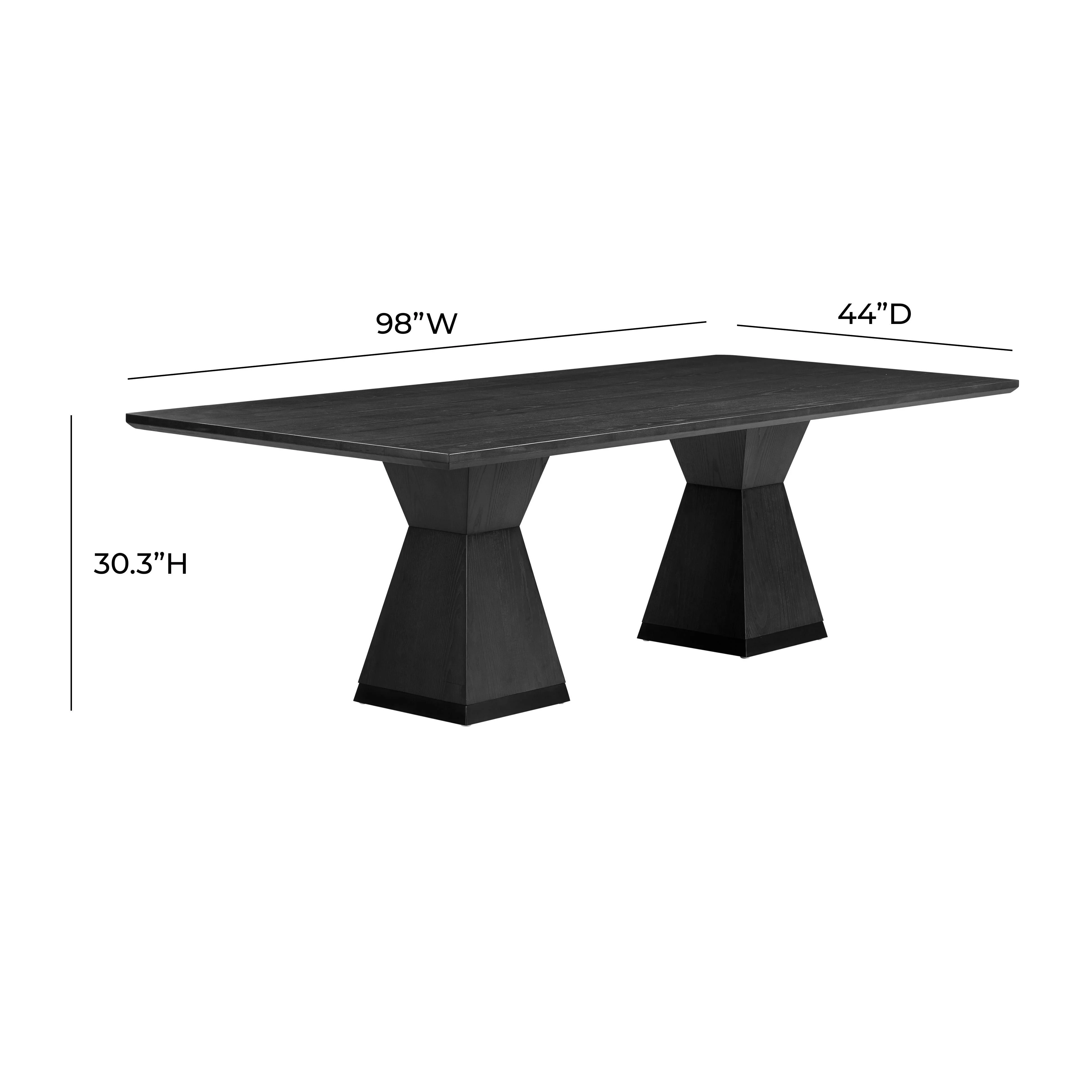 Nolan Wood 98" Rectangular Dining Table - Image 16