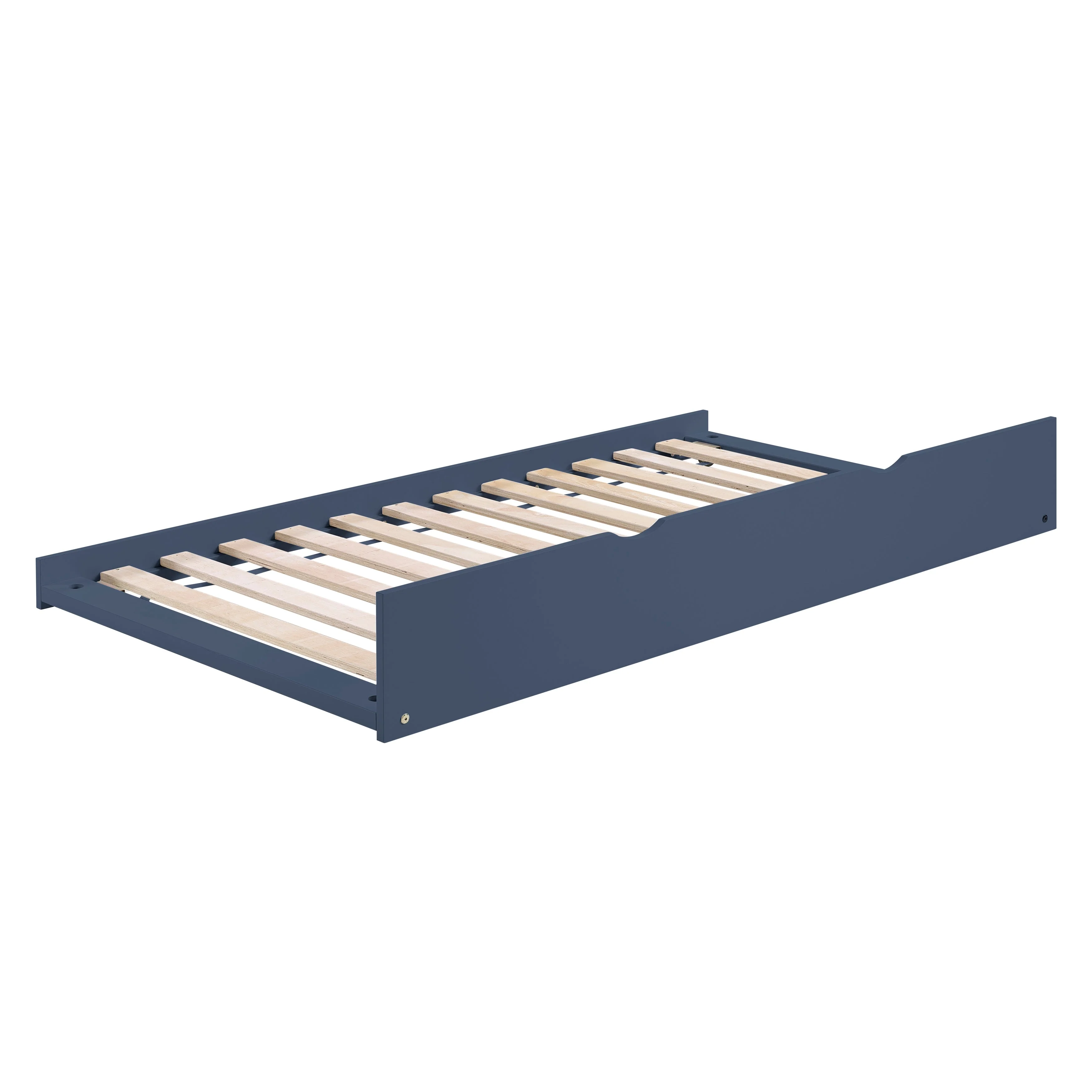 Nora Blue Twin Bookcase Platform Bed - Image 6