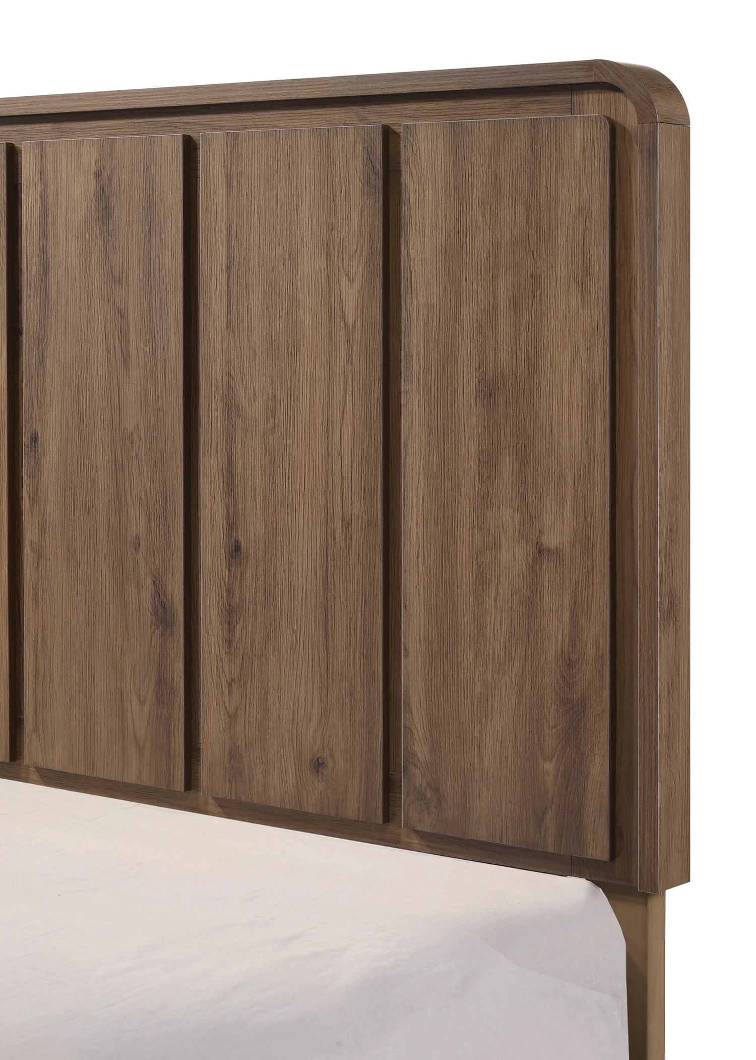 Nyomi Light Brown King Panel Bed - Image 3
