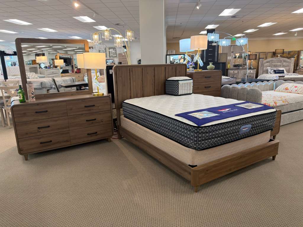 Nyomi Light Brown Panel Bedroom Set - Image 5