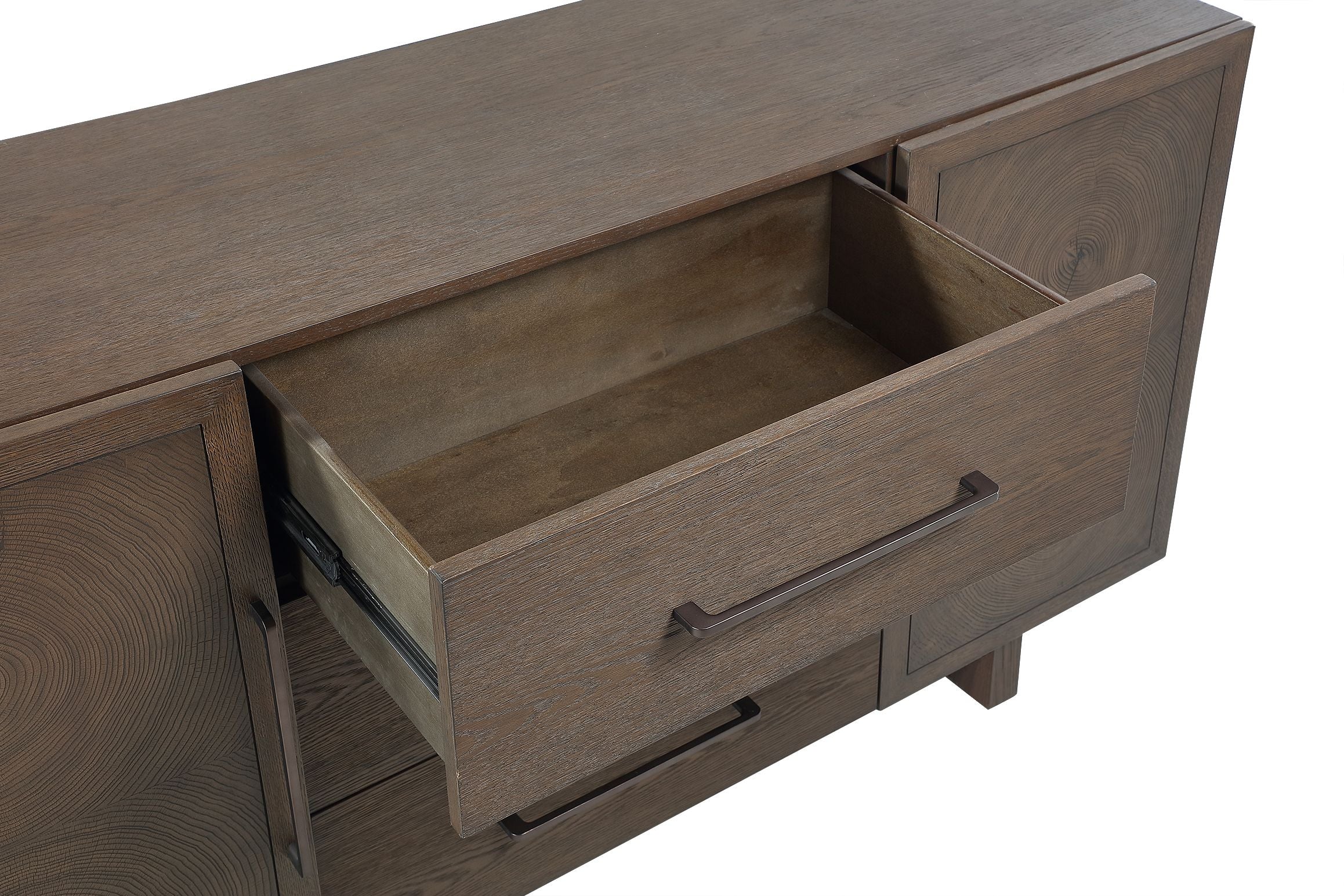 Oakland Three-Drawer Sideboard in Brunette - Image 5