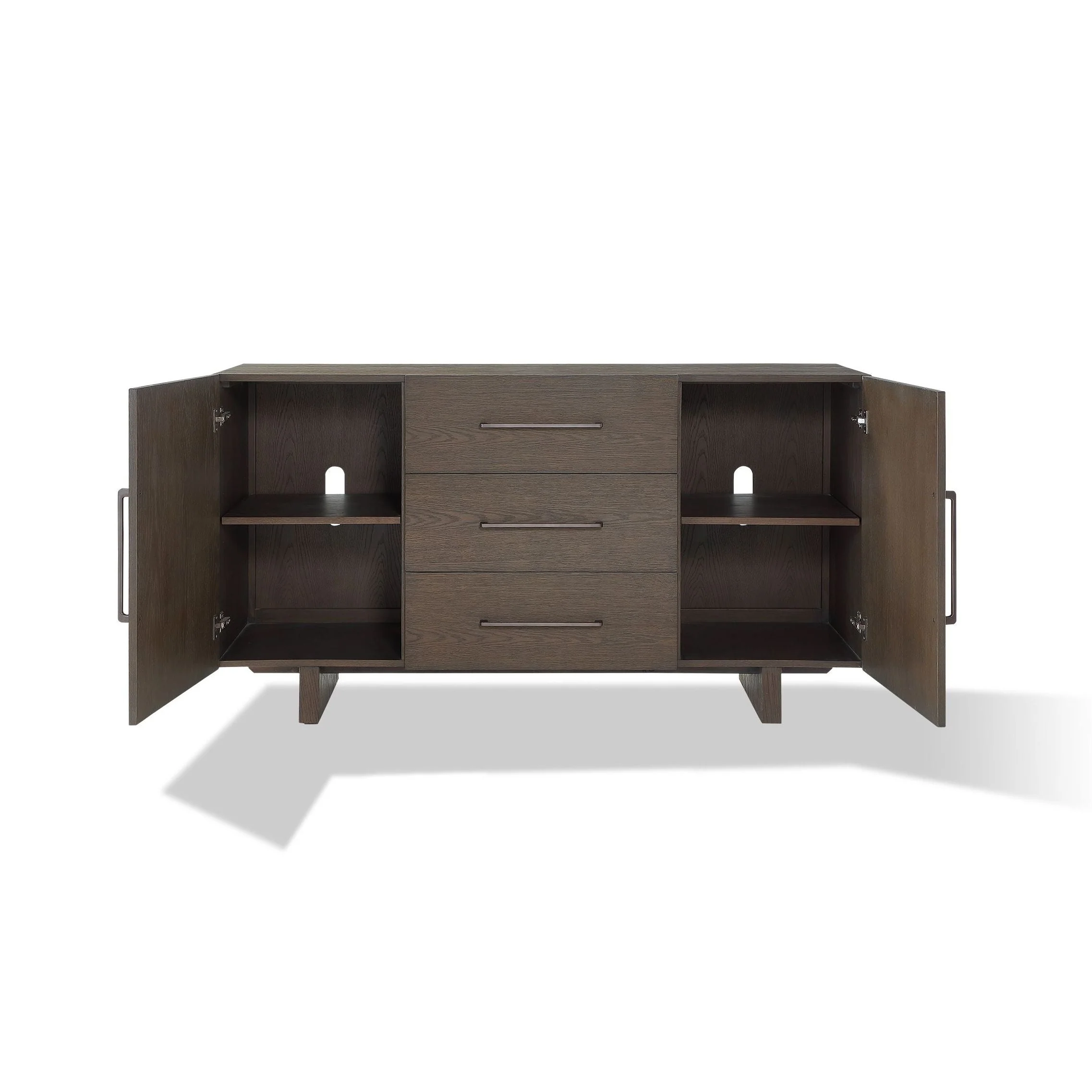 Oakland Three-Drawer Sideboard in Brunette - Image 8