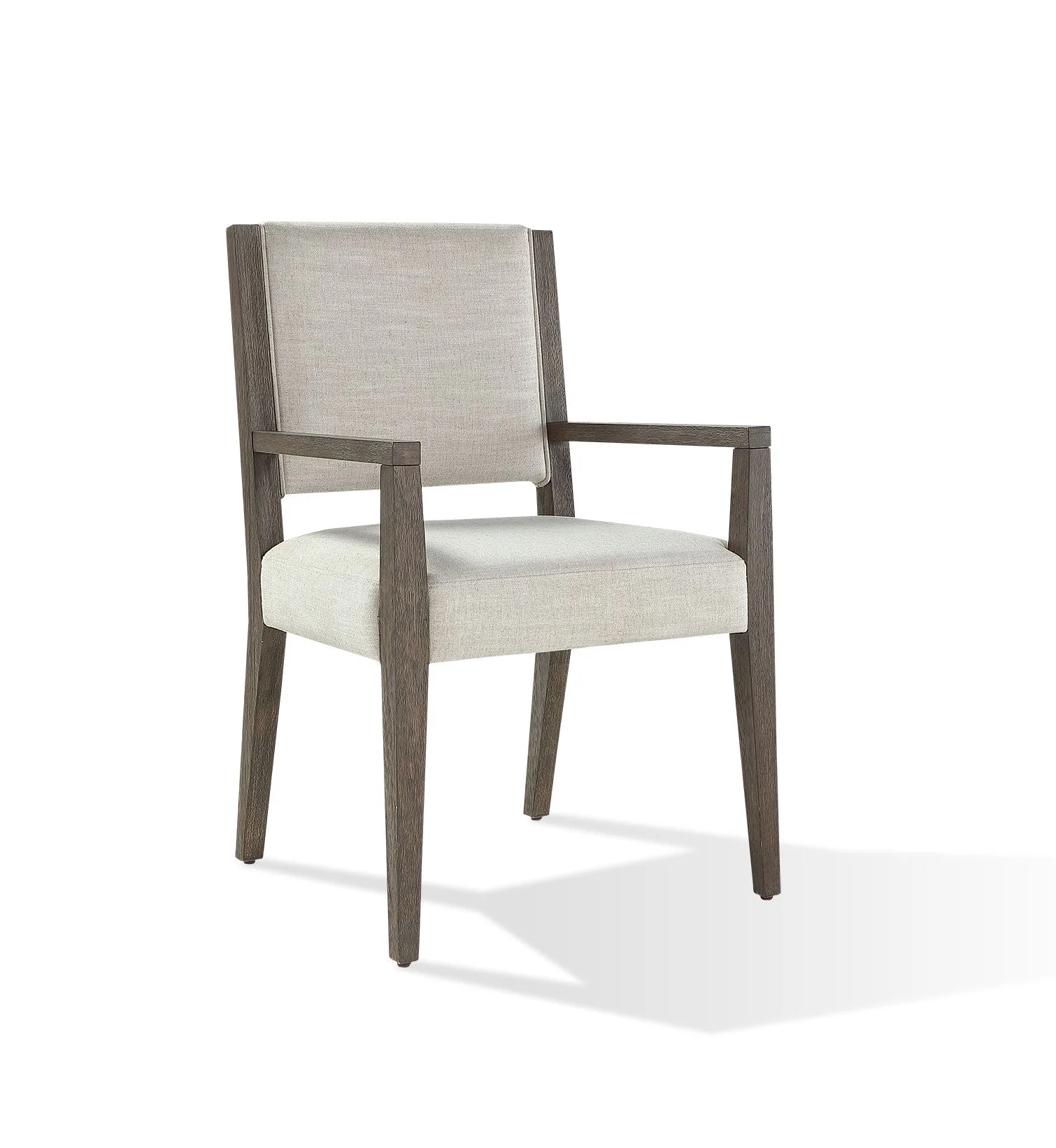 Oakland Upholstered Arm Chair in Brunette (Set of 2) - Image 4