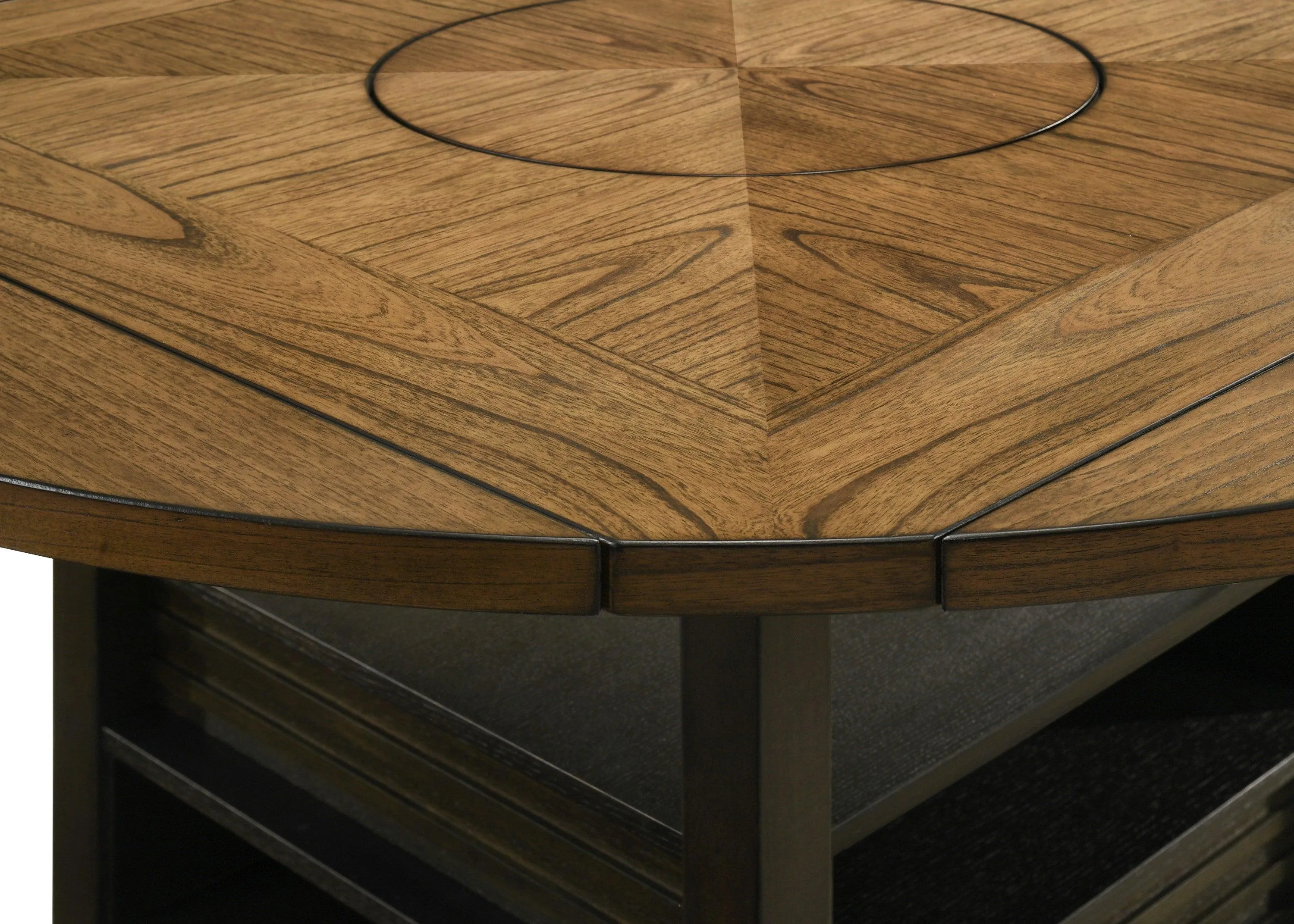 Oakly Brown Round and Square Counter Height Dining Set - Image 6