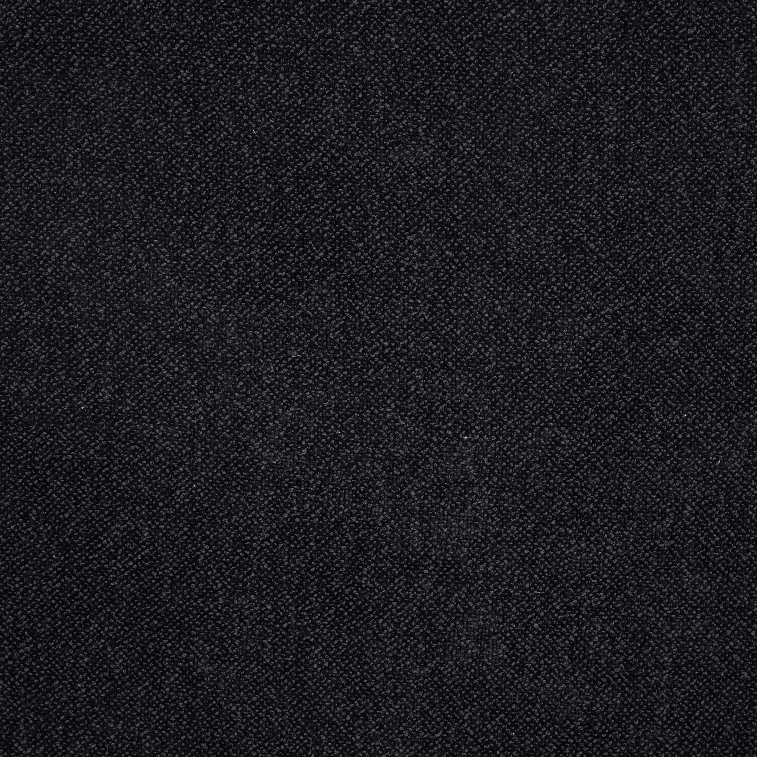 Octavia Black Fabric Rectangular Upholstered Ottoman - Image 4
