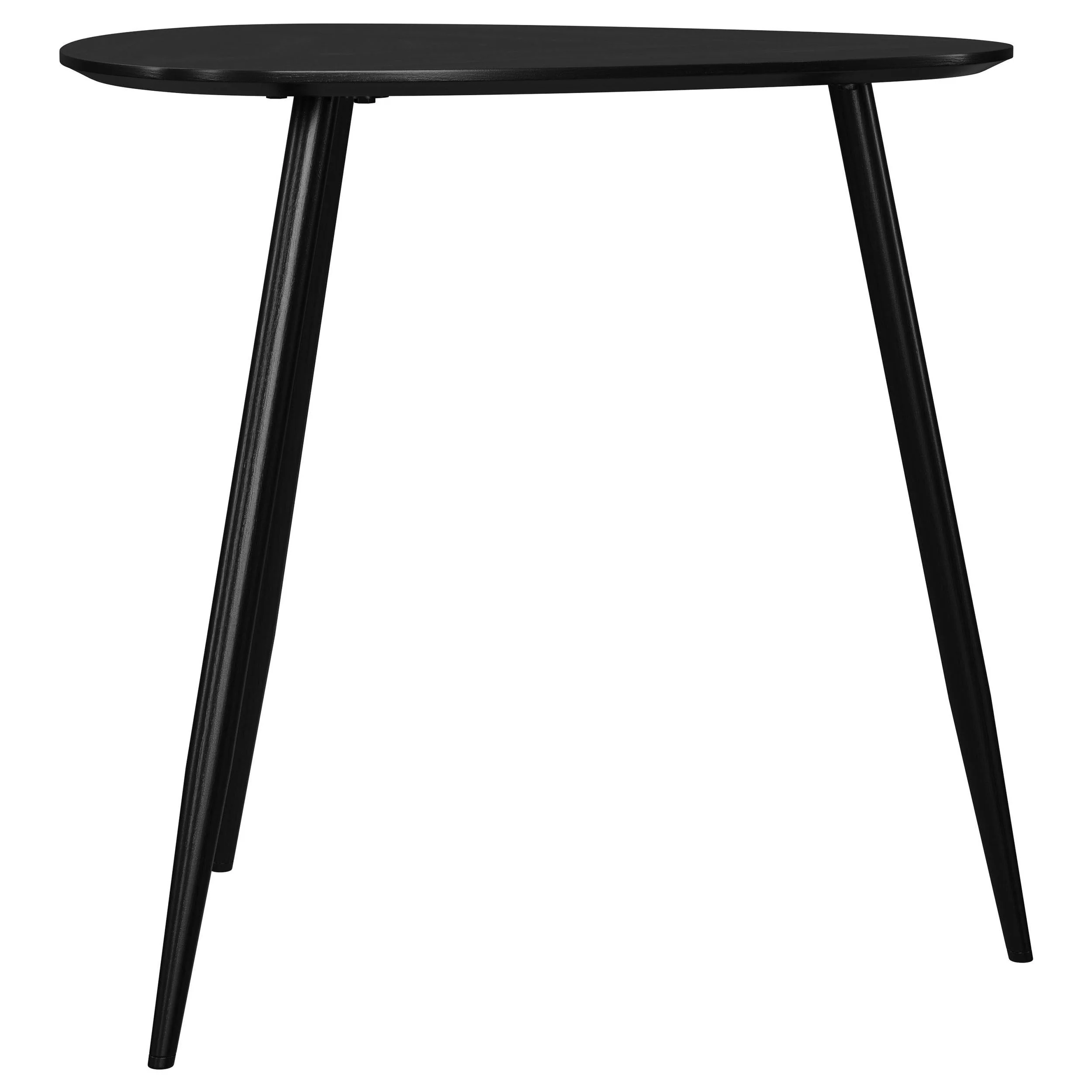Odessa Black 3-Piece Triangular Coffee and End Table Set - Image 5