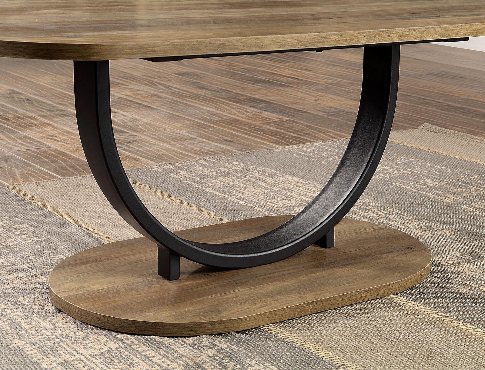 Olbia Rustic Oak/Sand Black 3 Pc. Table Set - Image 2