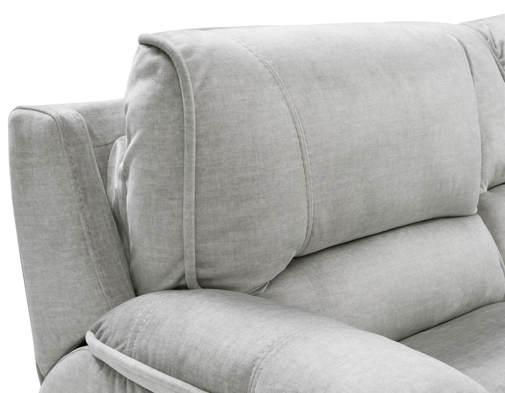 Olsen Silver 6-Piece Dual-Power Zero-Gravity Reclining Sectional - Image 10