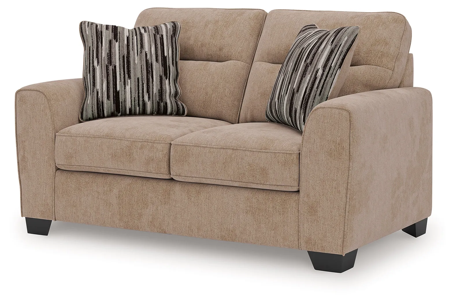 Olten Mocha Loveseat - Image 3