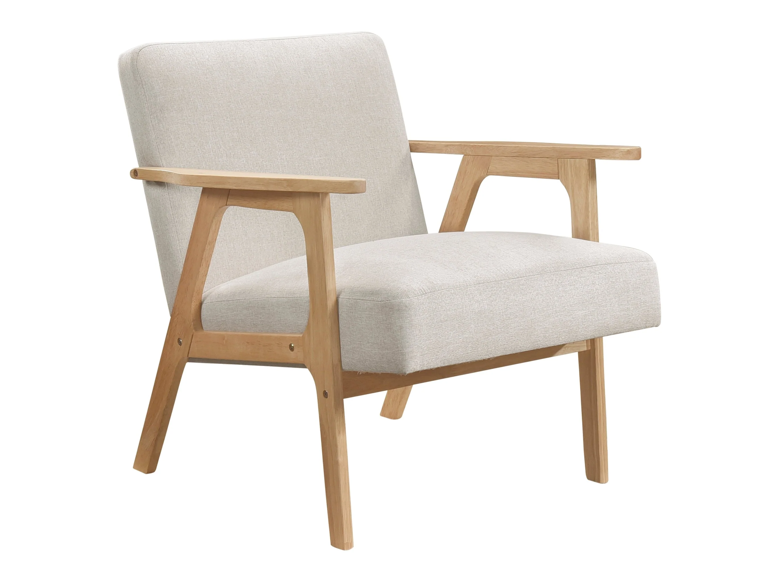 Omara Beige Accent Chair
