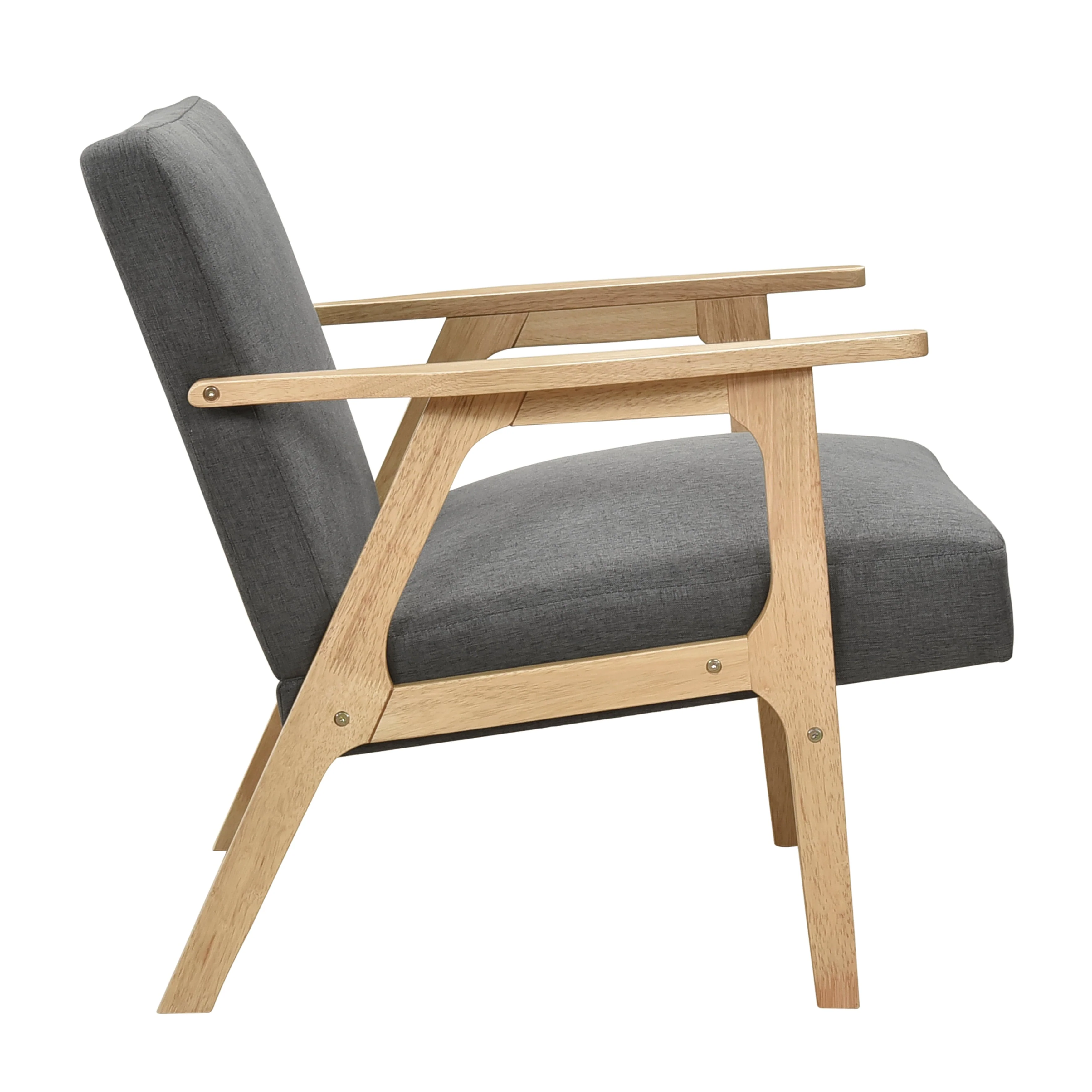 Omara Dark Gray Accent Chair - Image 3