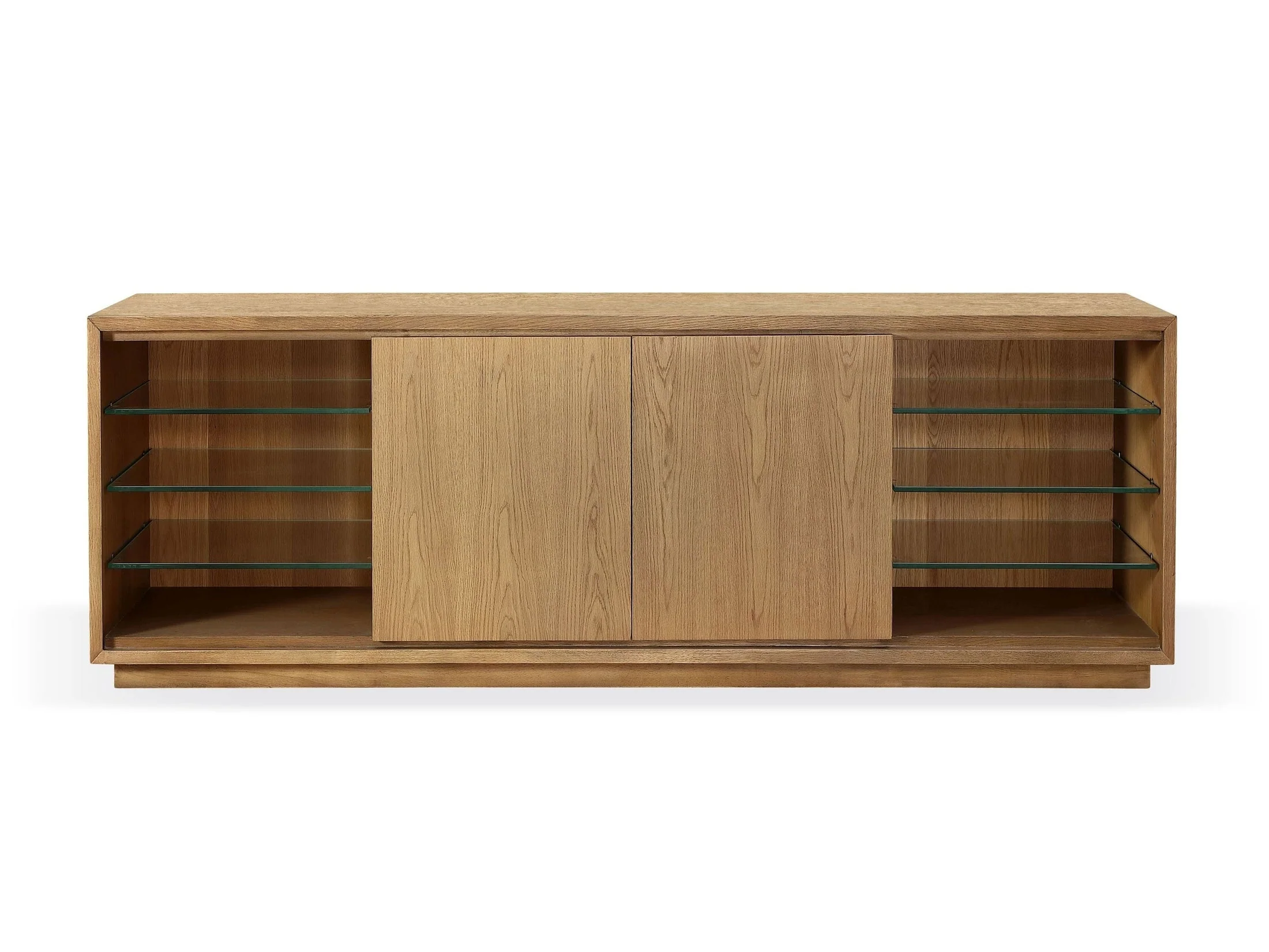 One Coastal Modern 74 inch TV Console in Bisque