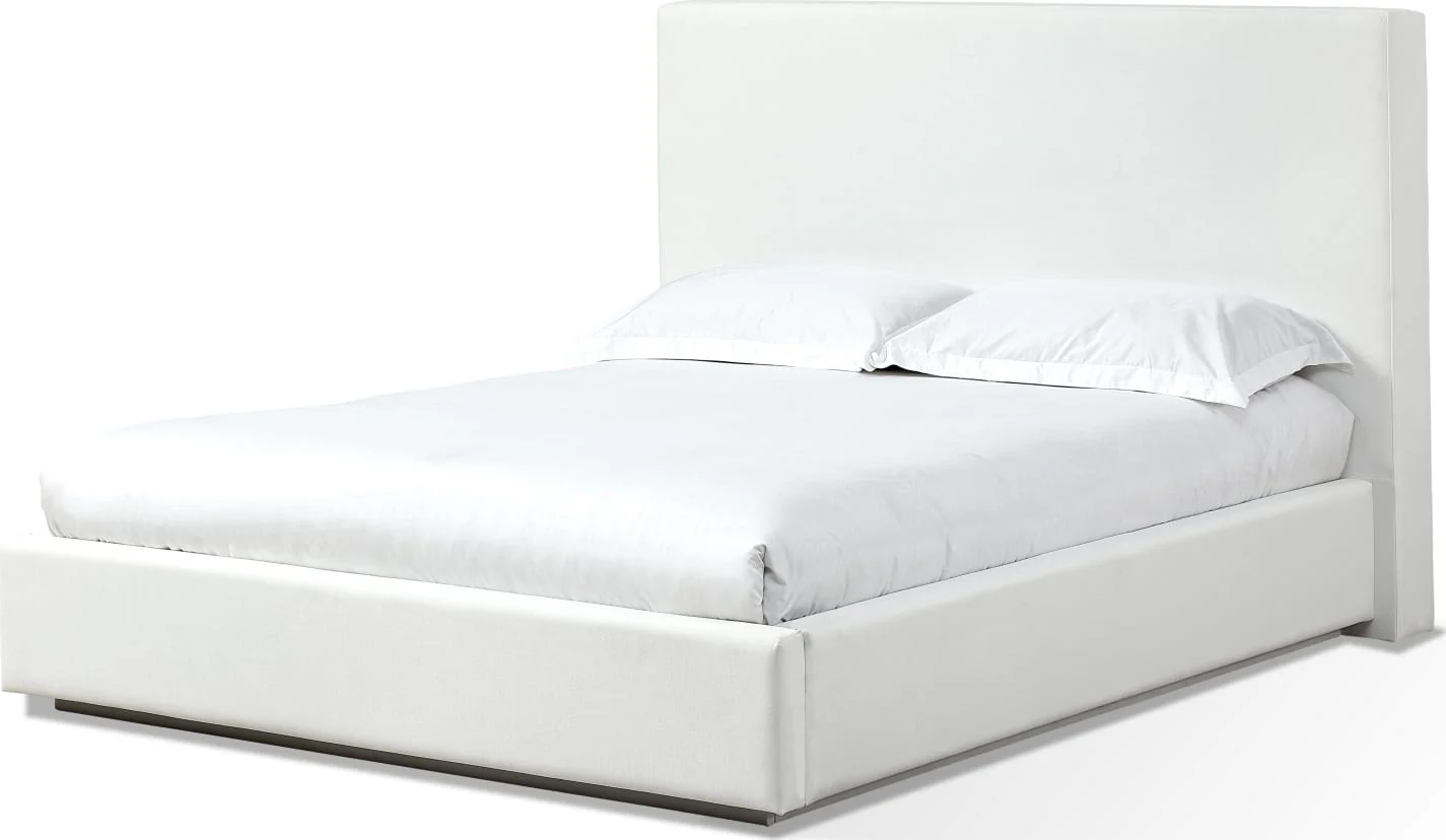 One Pearl King Upholstered Footboard Storage Bed - Image 6