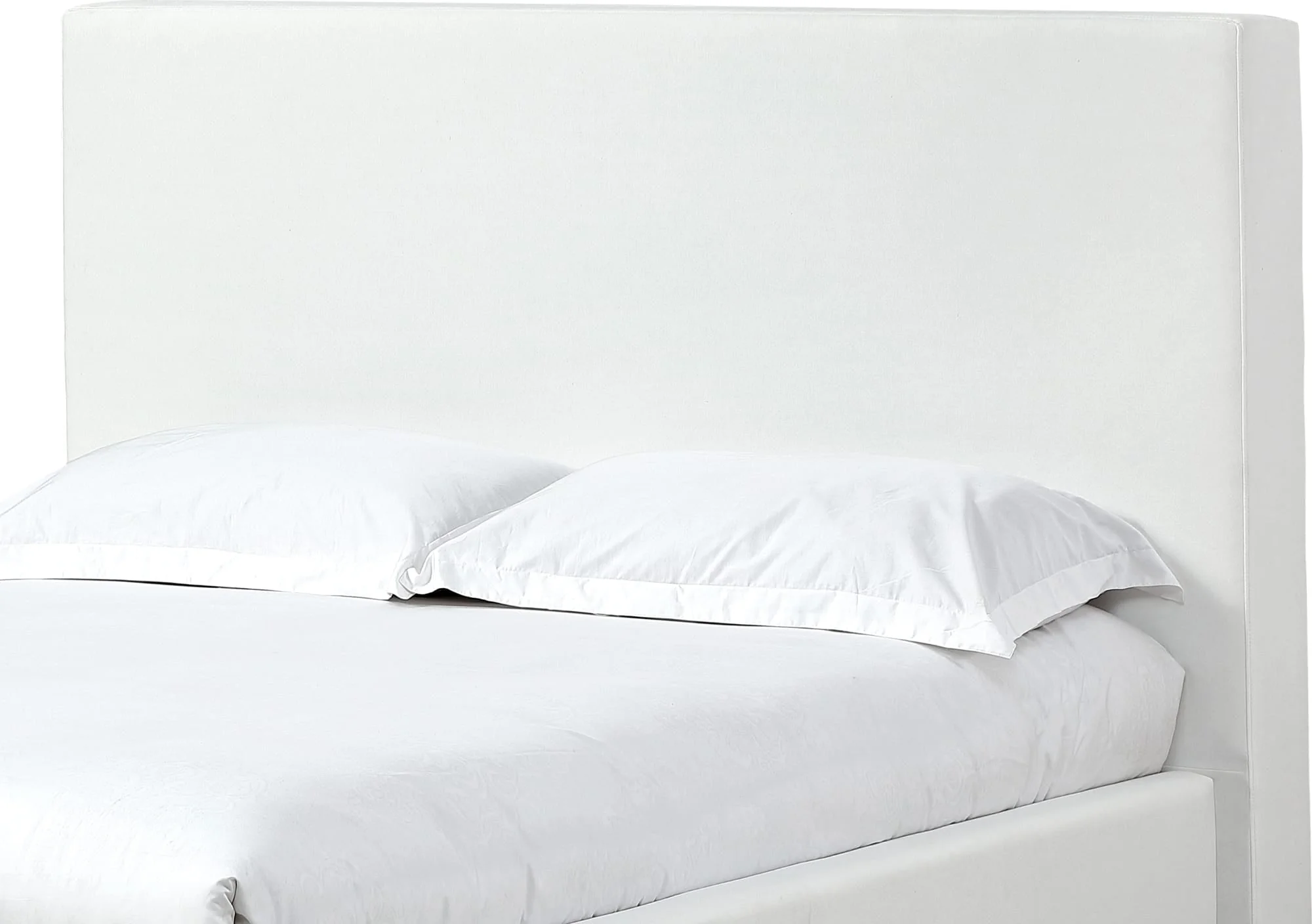 One Pearl Upholstered Modern California King Headboard - Image 3