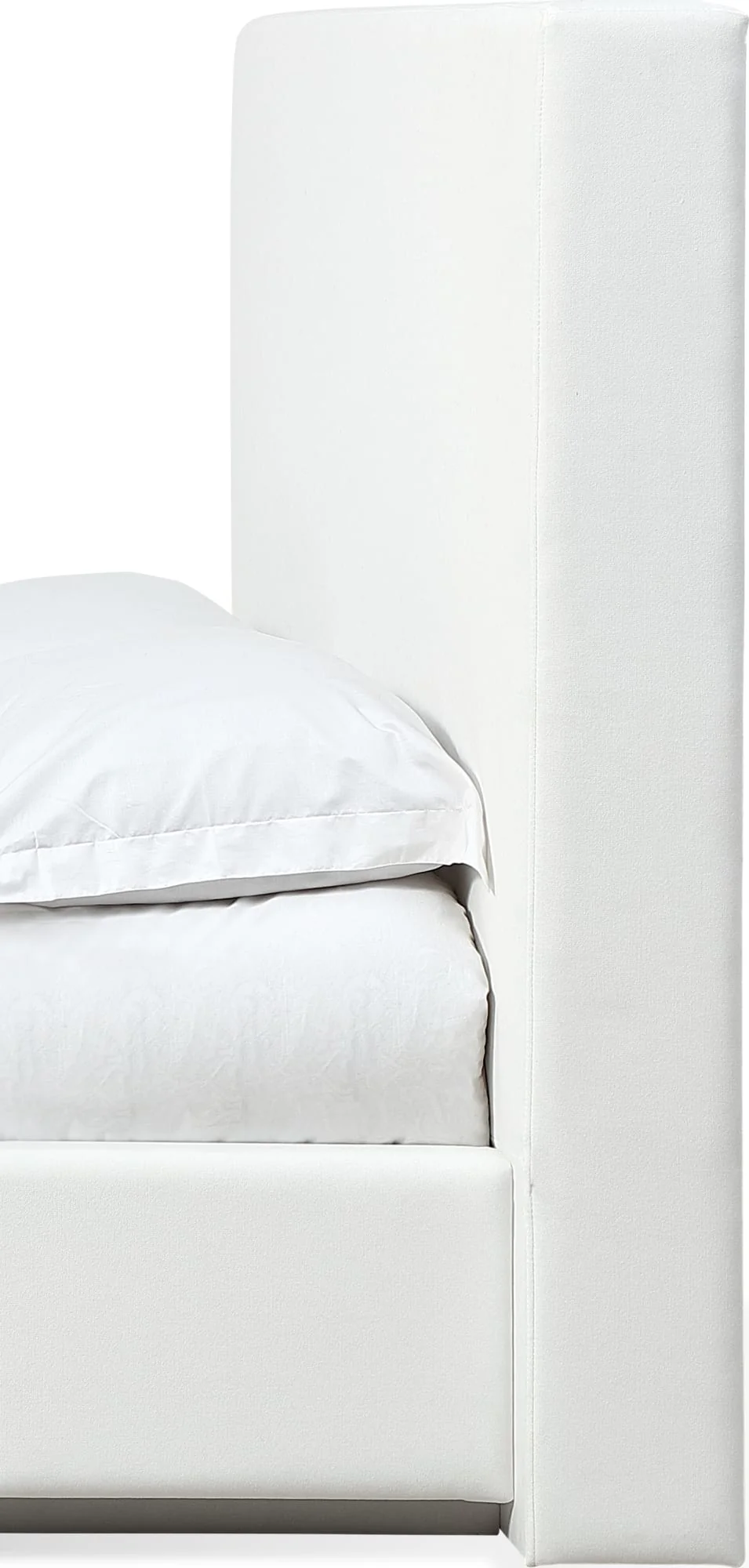 One Pearl Upholstered Modern California King Headboard - Image 4