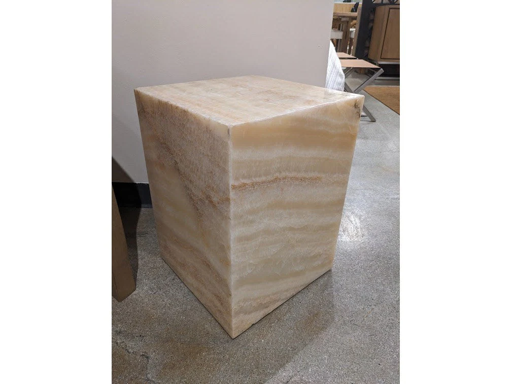 One Square Onyx End Table