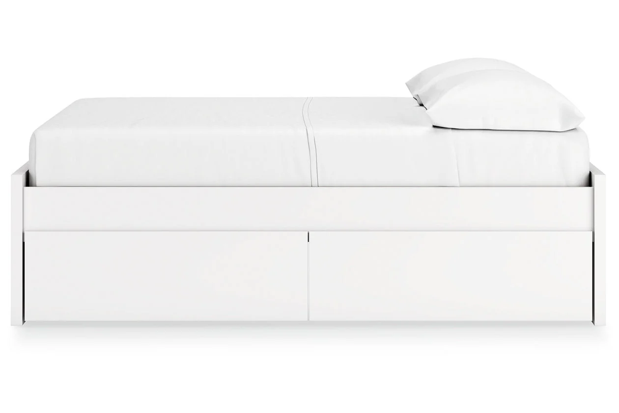 Onita White Full Storage Platform Base Bed with 4 Drawers - Image 8