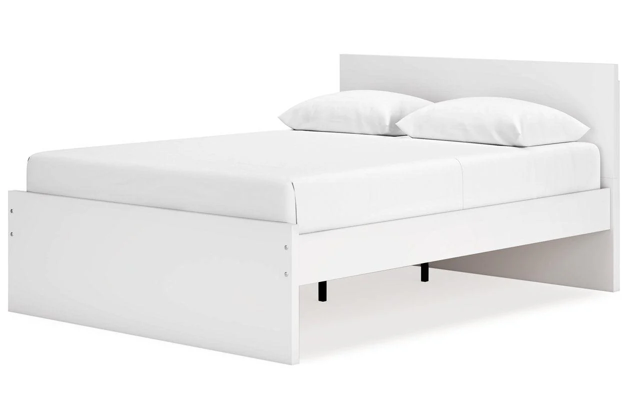 Onita White Queen Platform Bed - Image 4