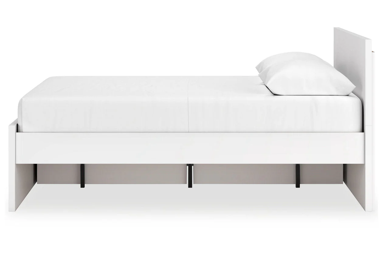 Onita White Queen Storage Platform Bed with 2 Drawers - Image 7