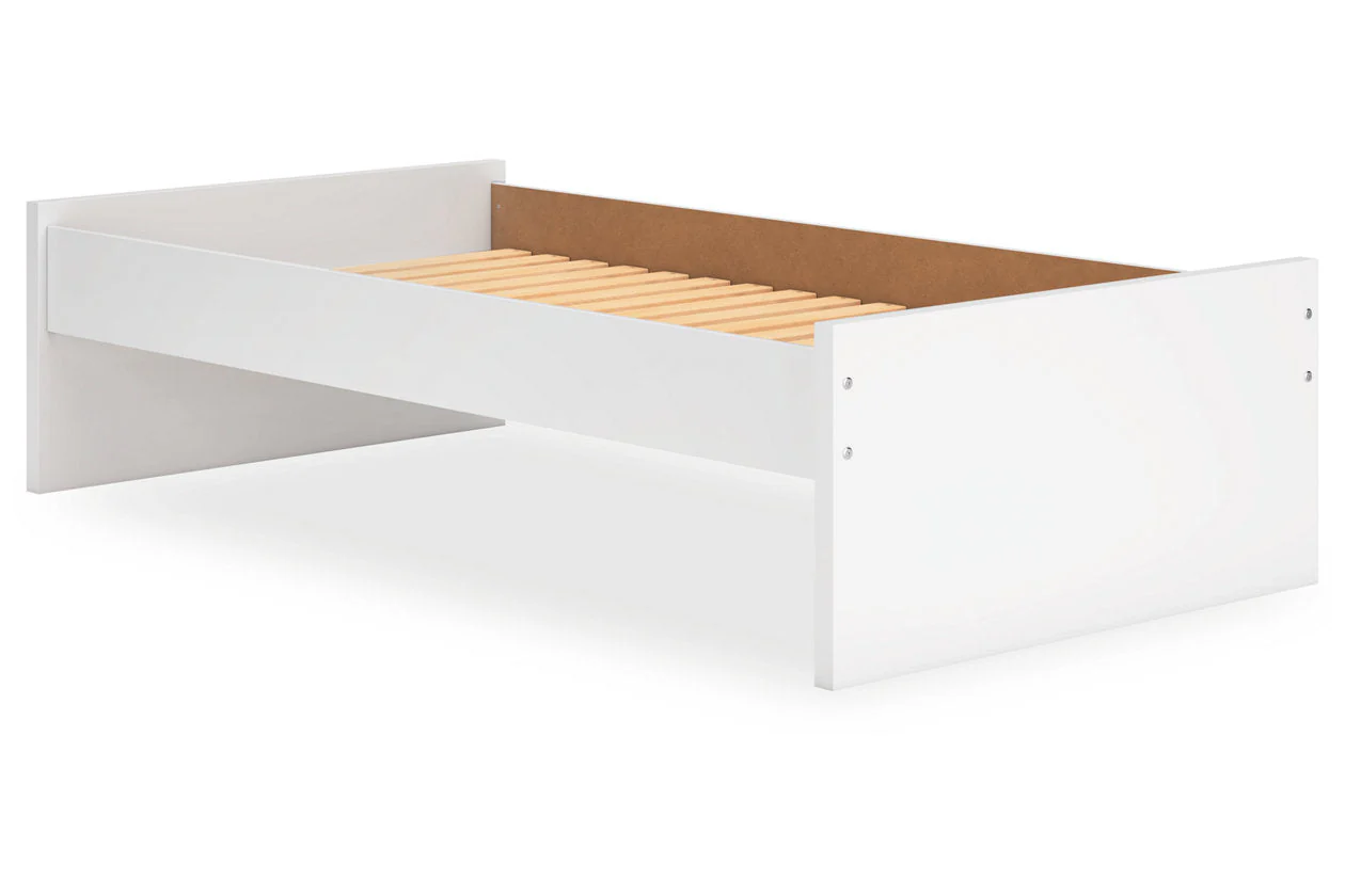 Onita White Twin Platform Base Bed - Image 3