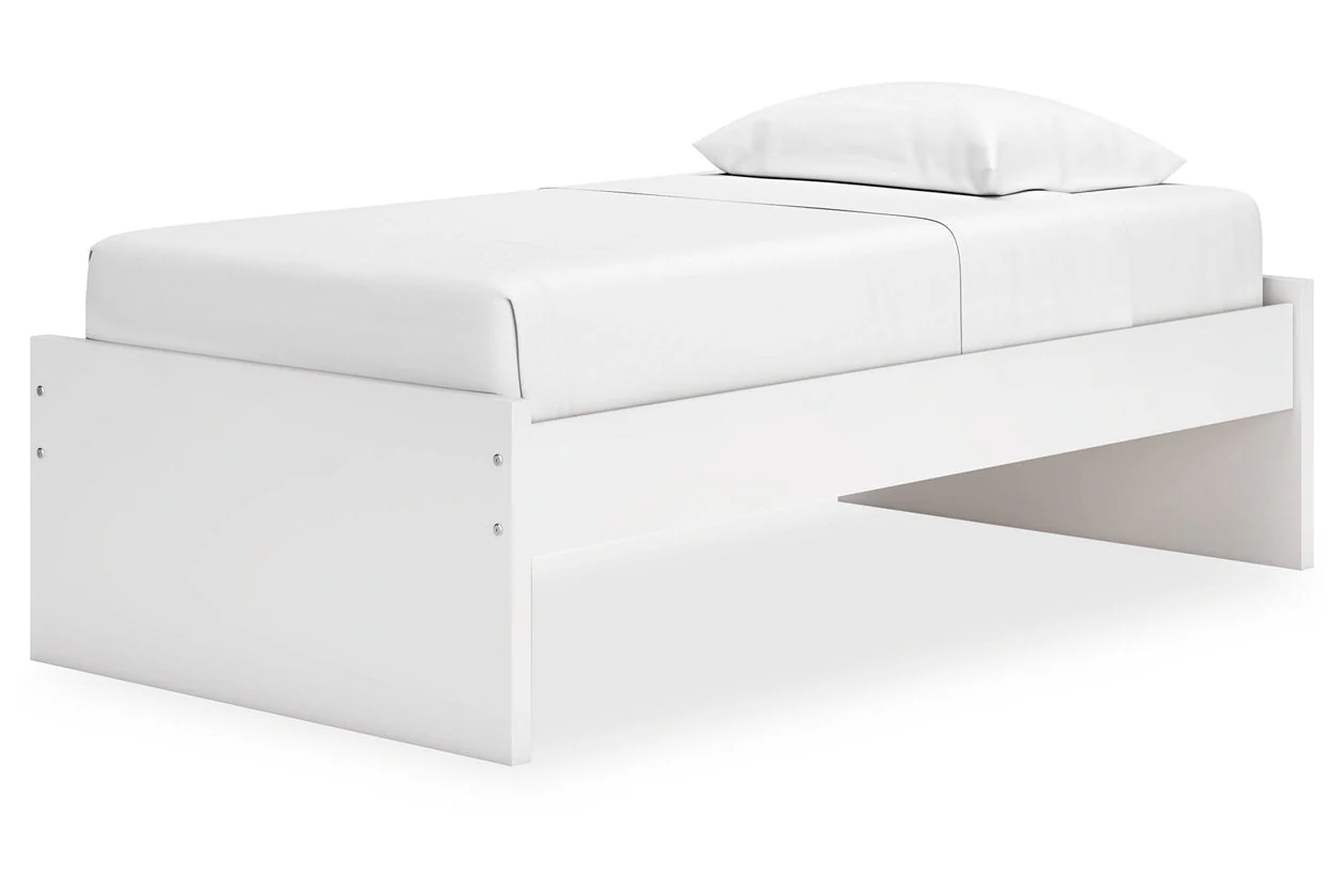 Onita White Twin Platform Base Bed - Image 4