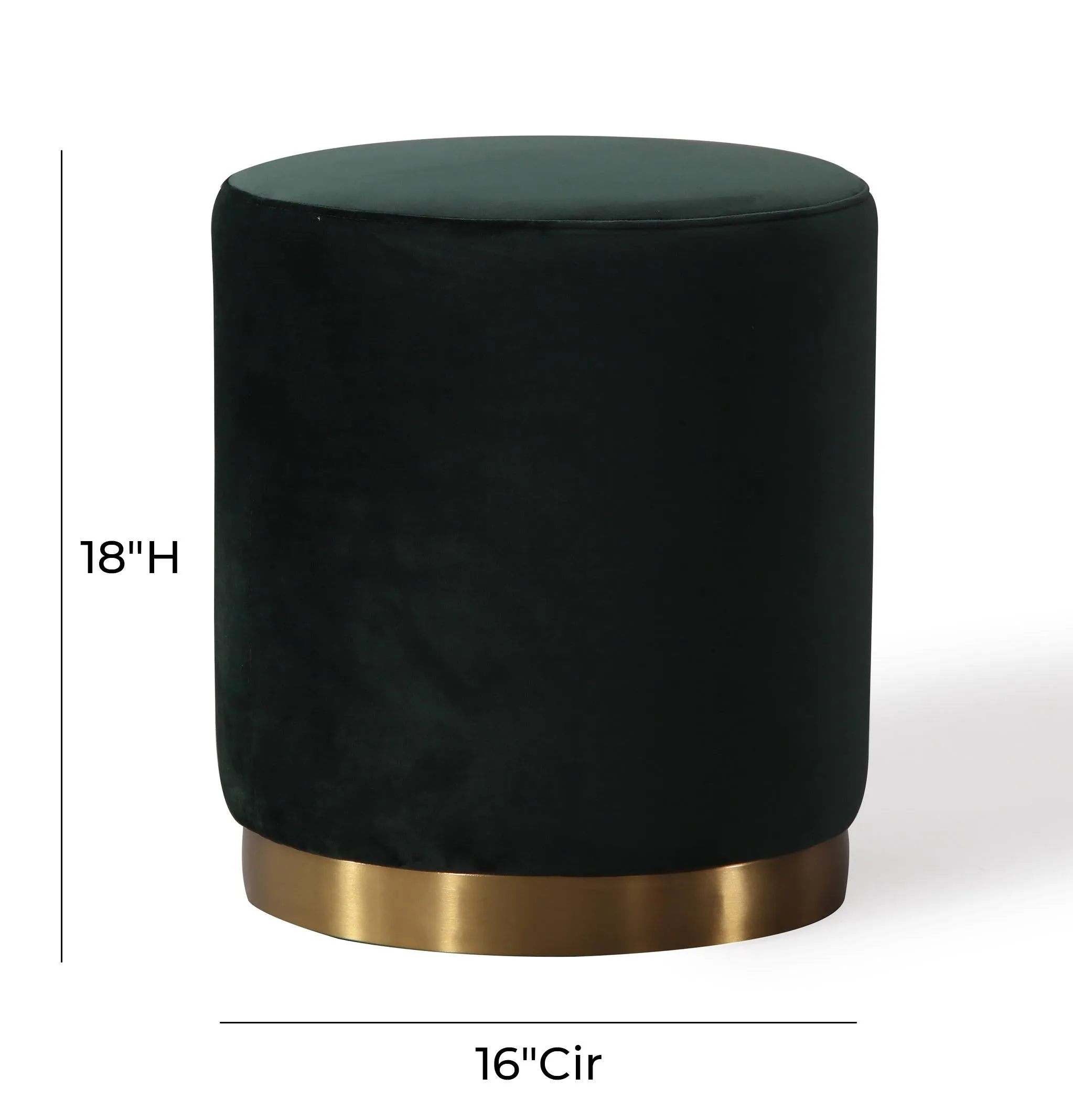 Opal Velvet Ottoman - Image 25