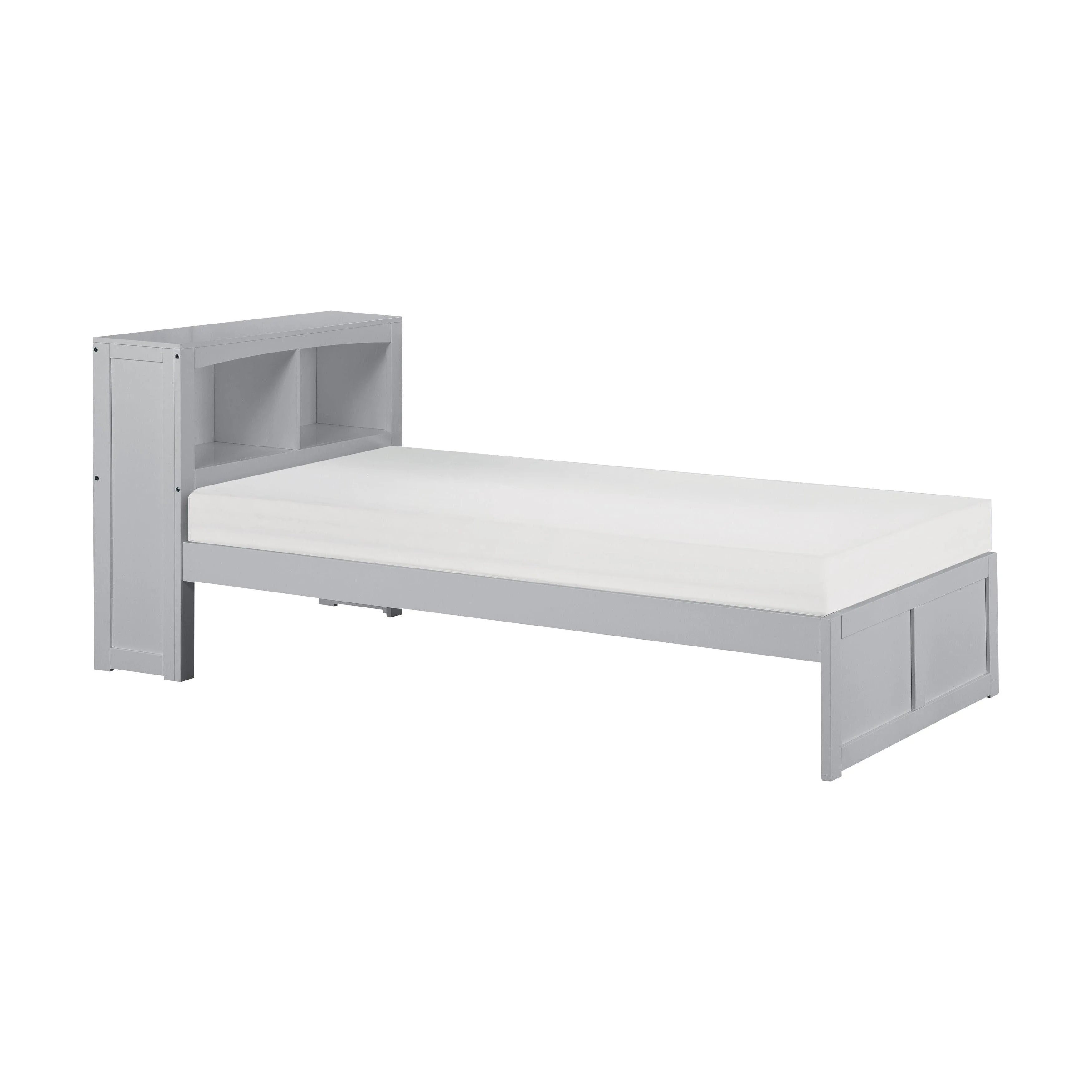 Orion Gray Twin Bookcase Bed - Image 2