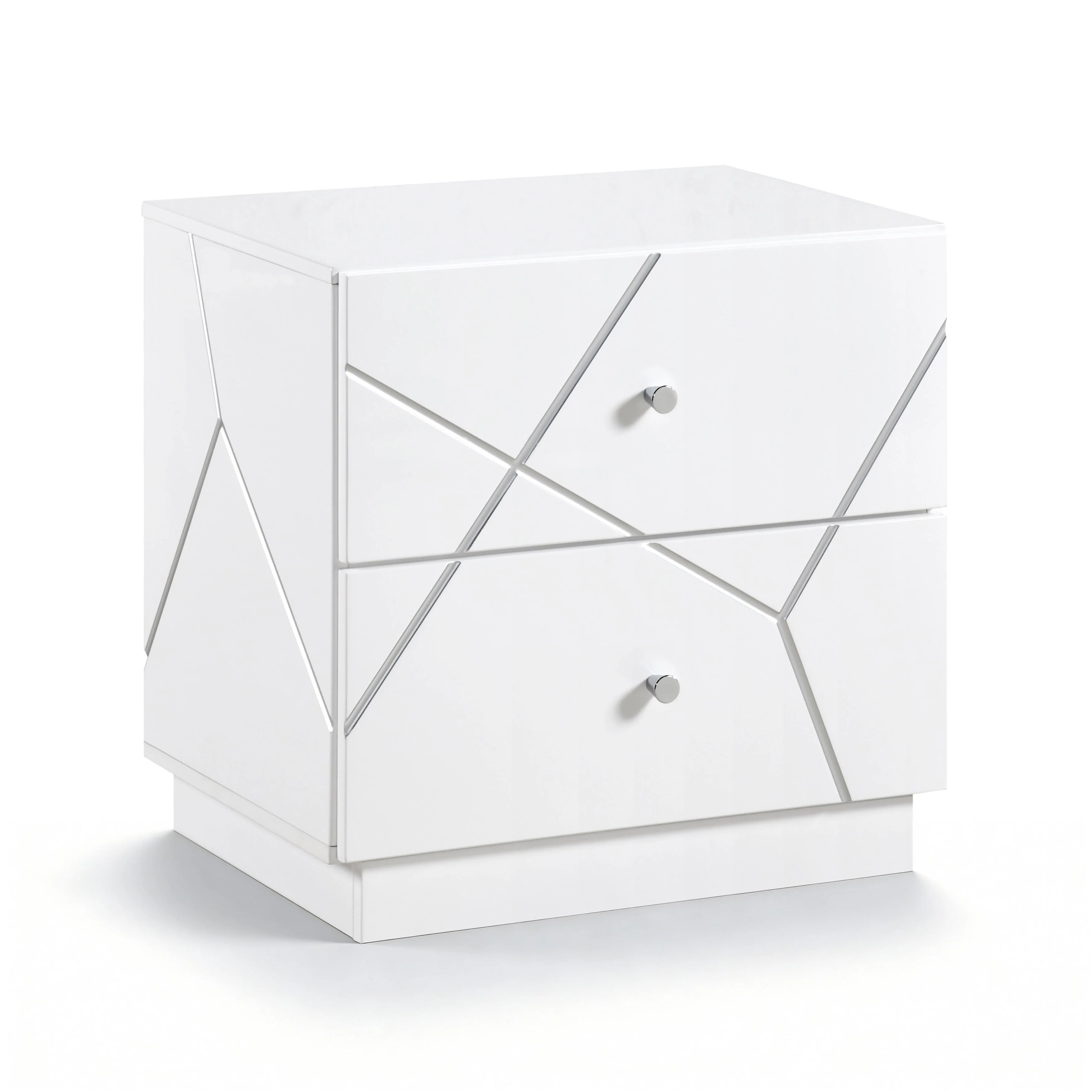 Orlo White Led Panel Bedroom Set - Image 14