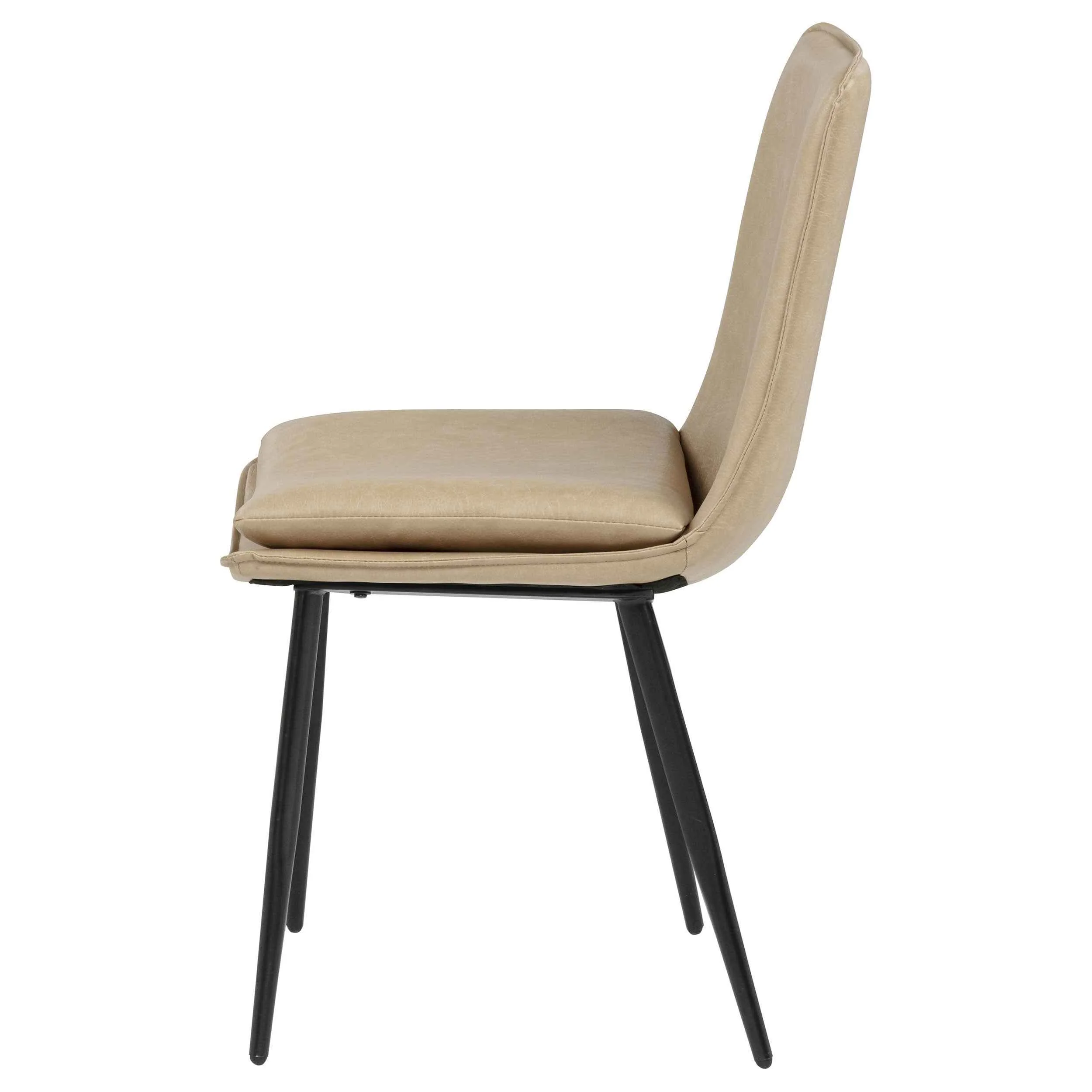 Ortega Tan Upholstered Dining Side Chair (Set of 2) - Image 6