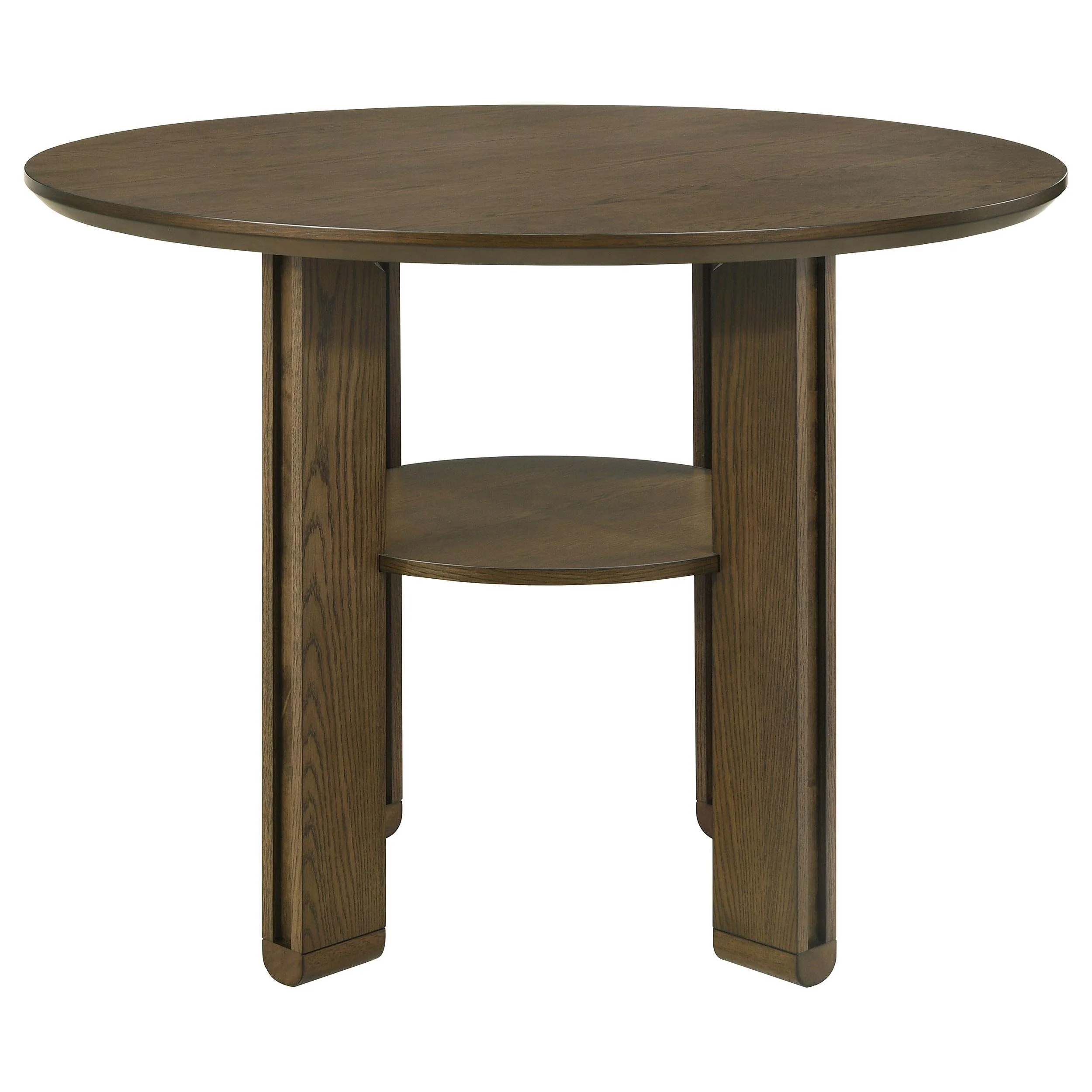 Ottowa Brown 5-Piece Round Wood Counter Height Dining Room Set - Image 6