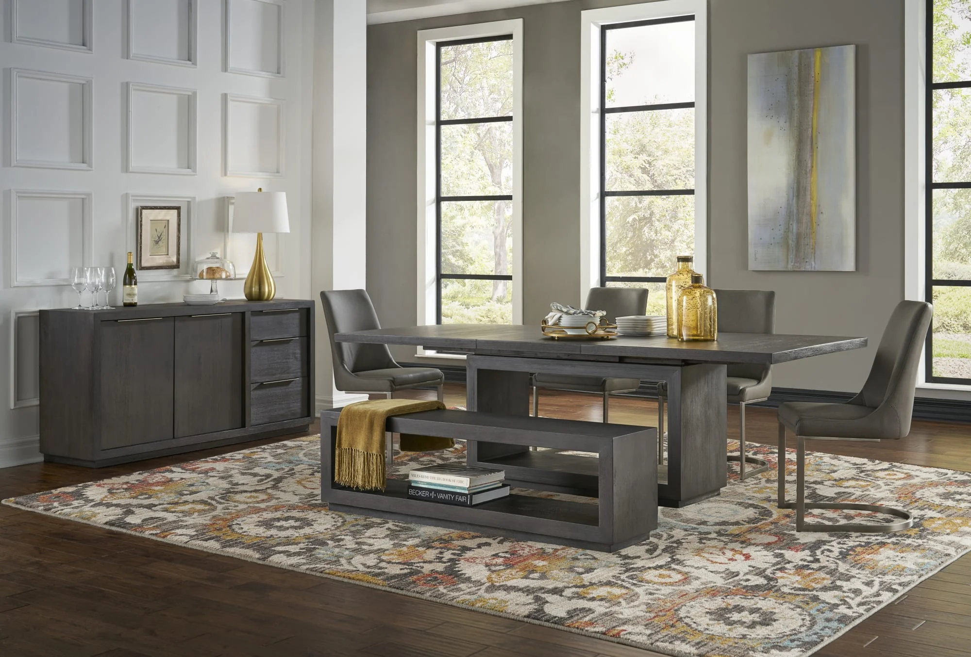 Oxford Basalt Grey Sideboard - Image 3