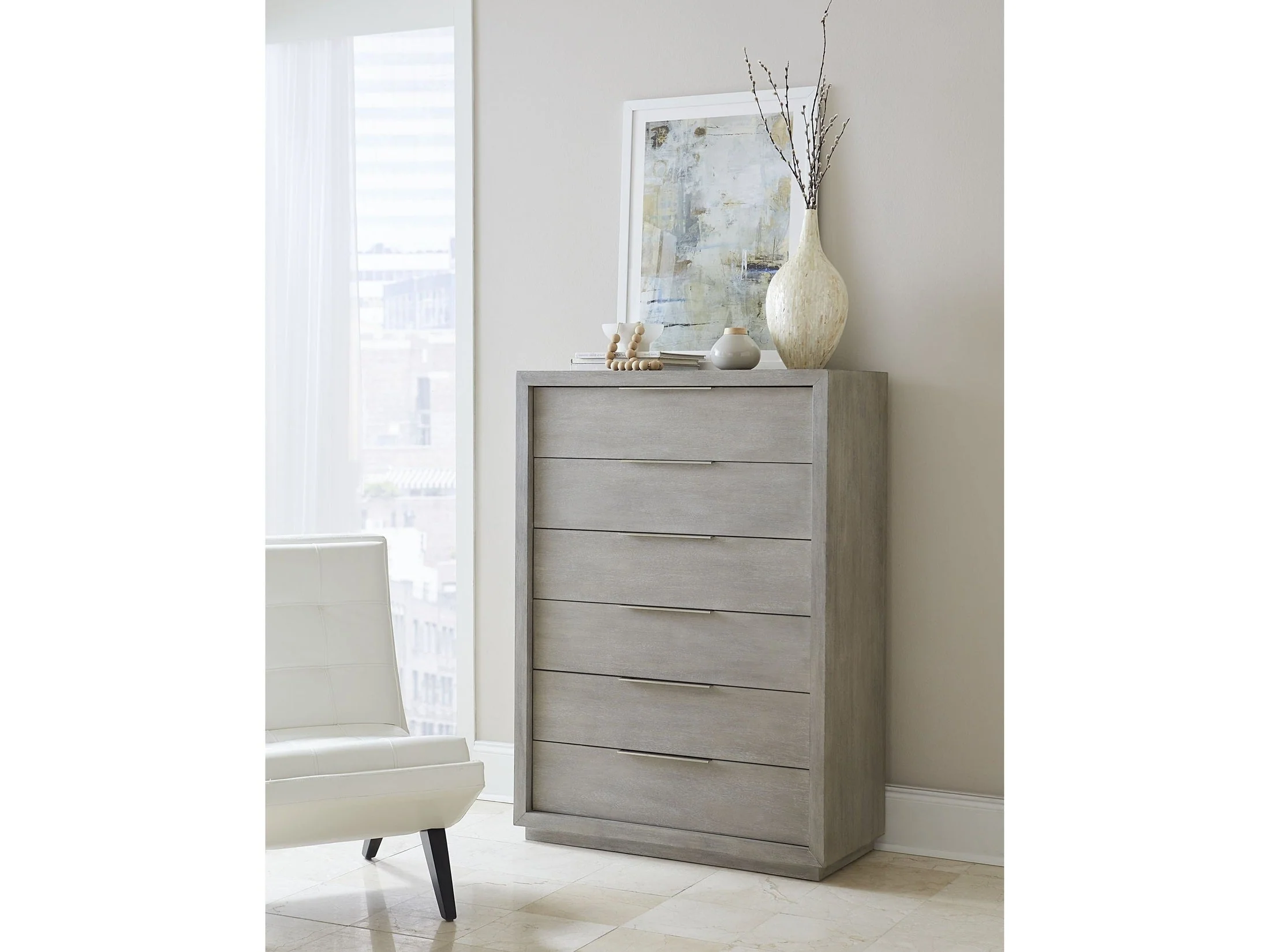 Oxford Six-Drawer Chest in Mineral