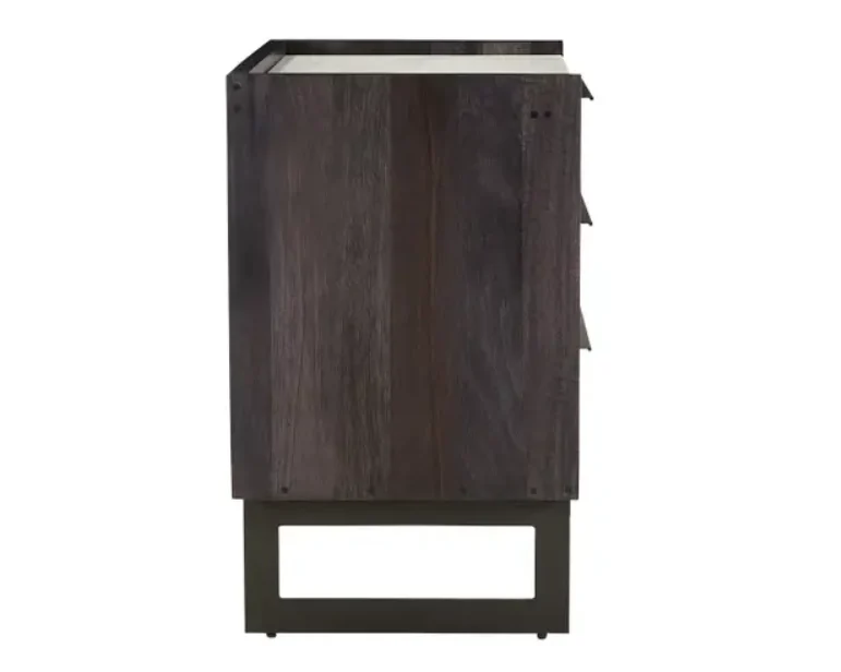 Paloma 3 Drawer Chest - Charcoal Grey - Image 5