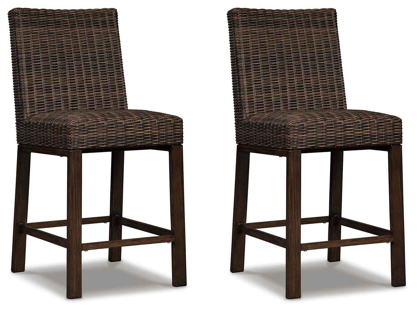 Paradise Trail Medium Brown Bar Stool (Set of 2) - Image 11
