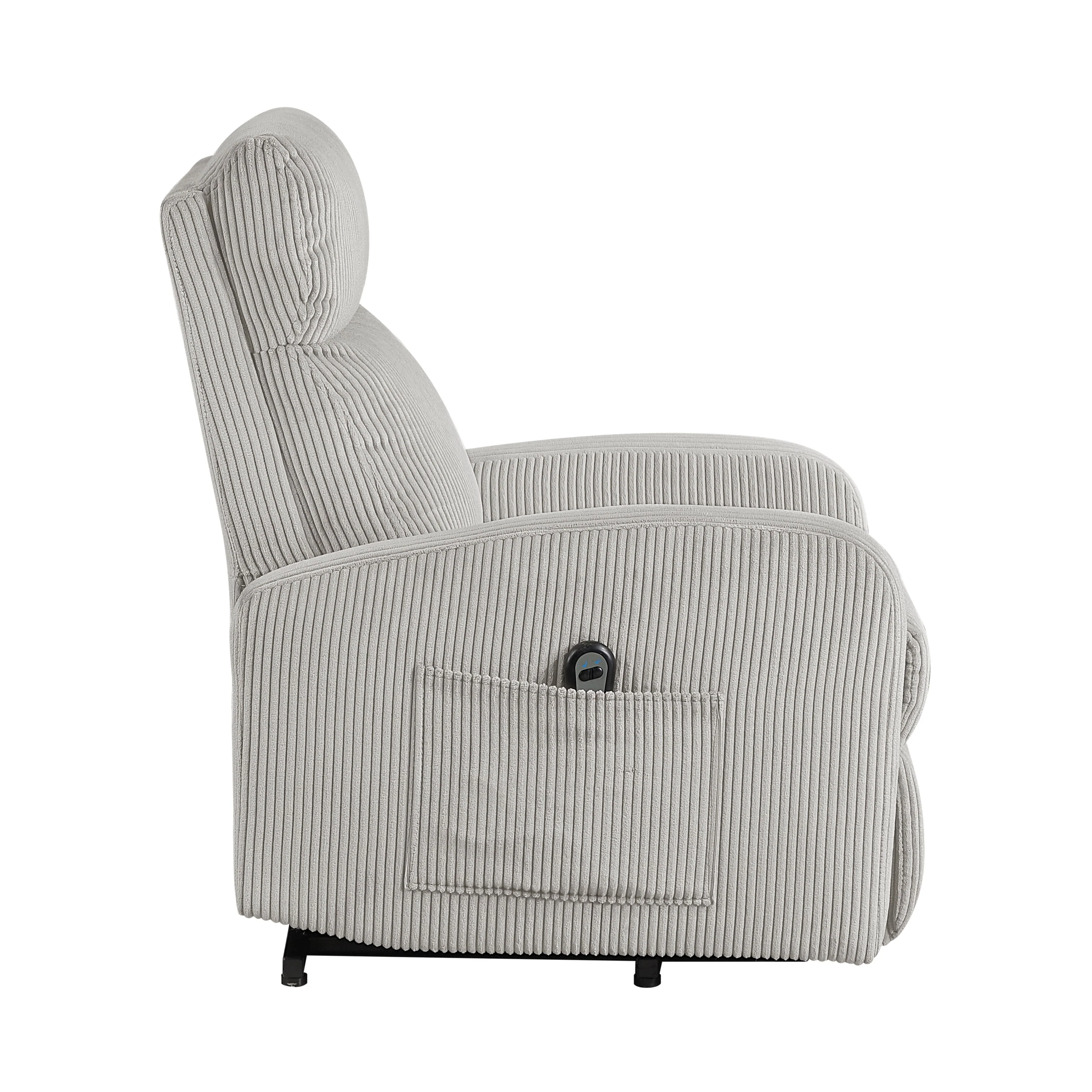 Parsons Gray Power Lift Chair - Image 4