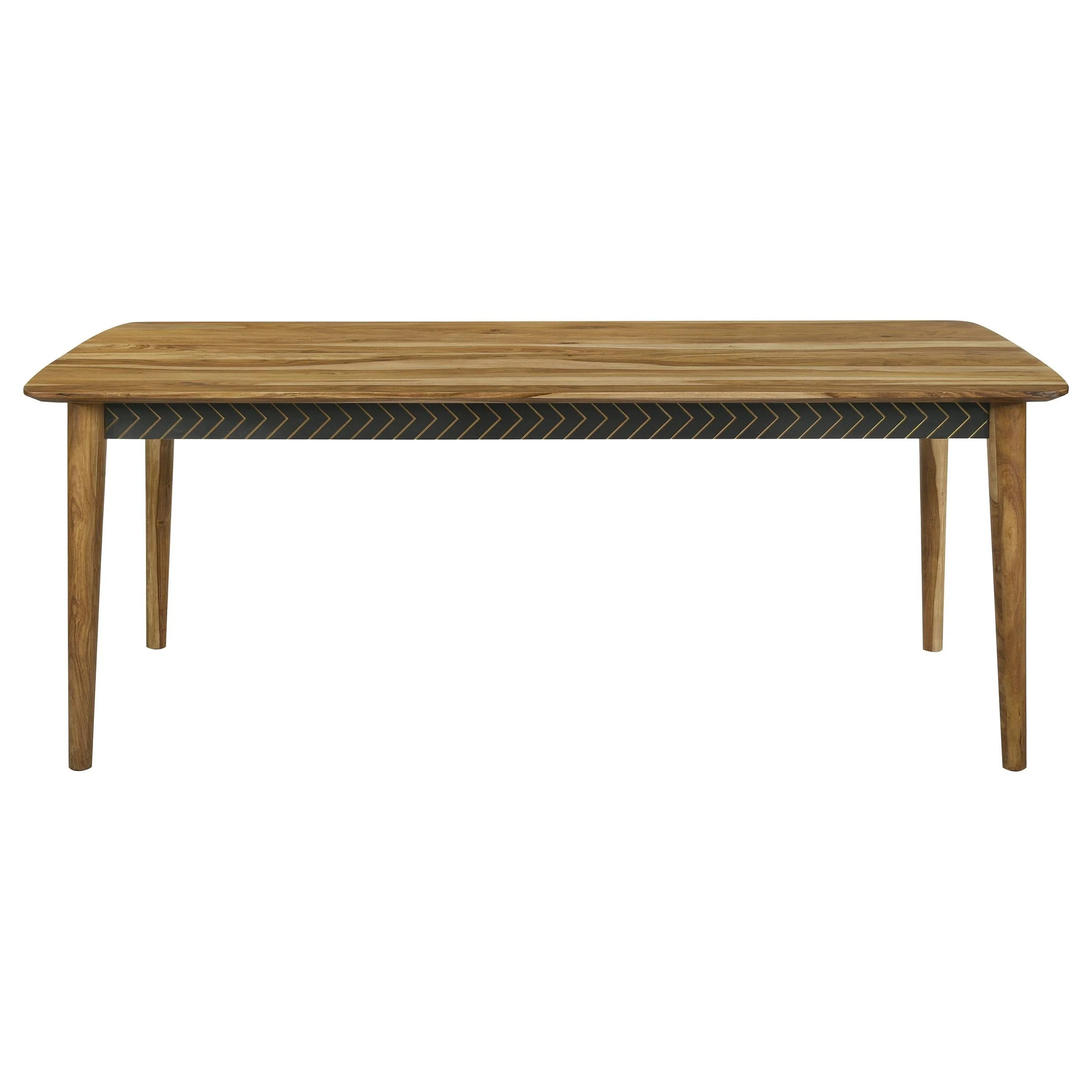 Partridge Natural Sheesham and Espresso 6-Piece Dining Set - Image 2