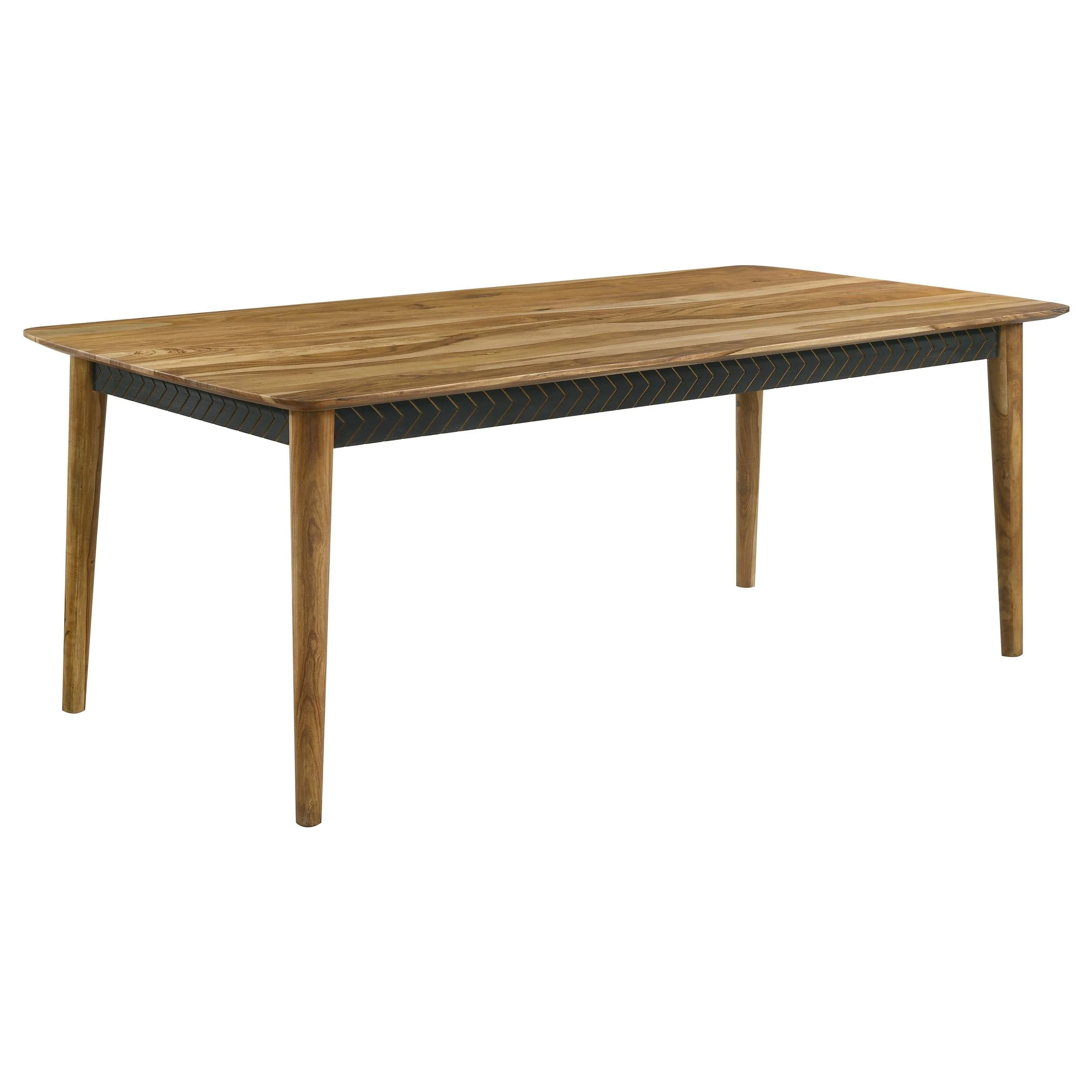 Partridge Natural Sheesham and Espresso 6-Piece Dining Set - Image 3