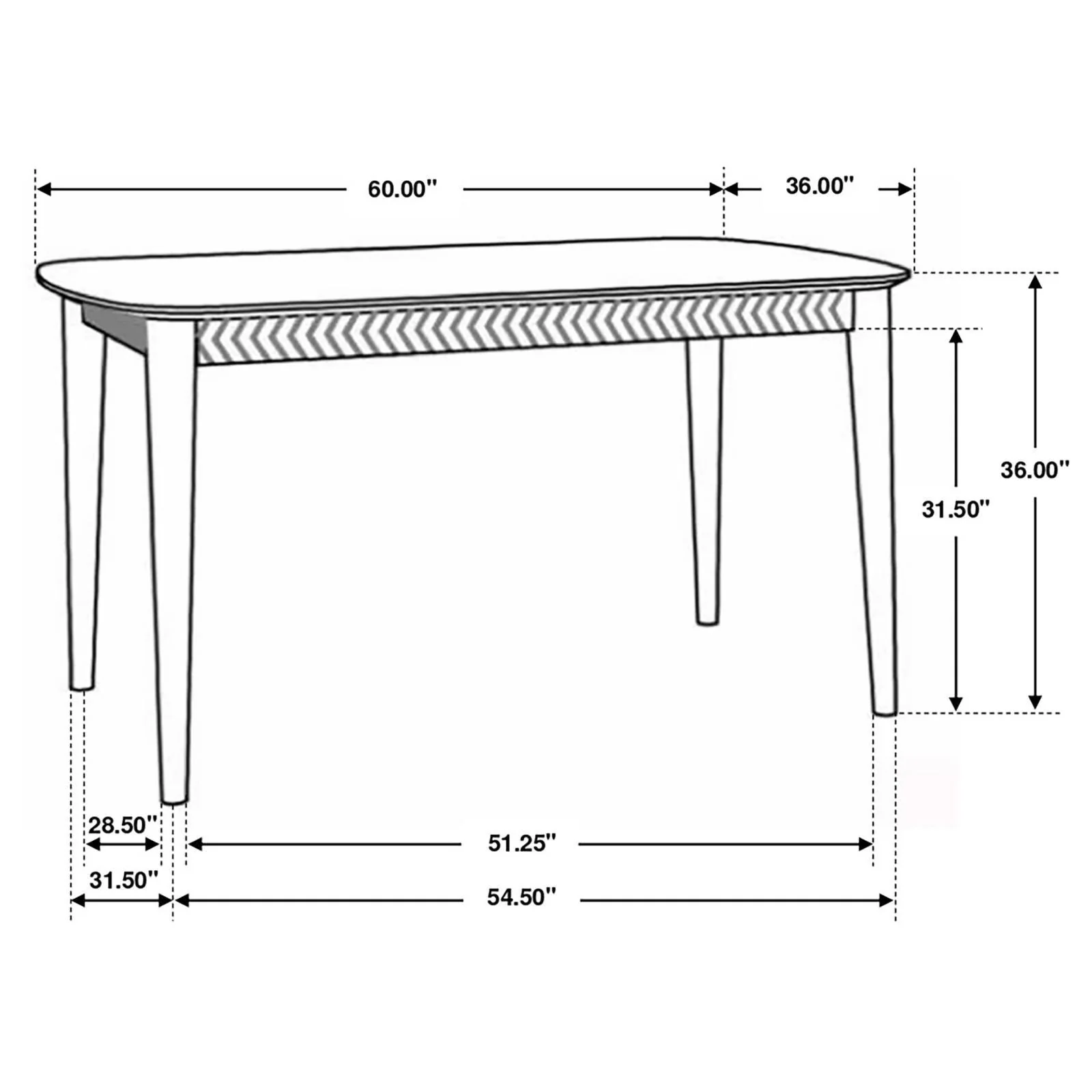 Partridge Natural Sheesham/Espresso 7-Piece Rectangular Counter Height Dining Set - Image 11