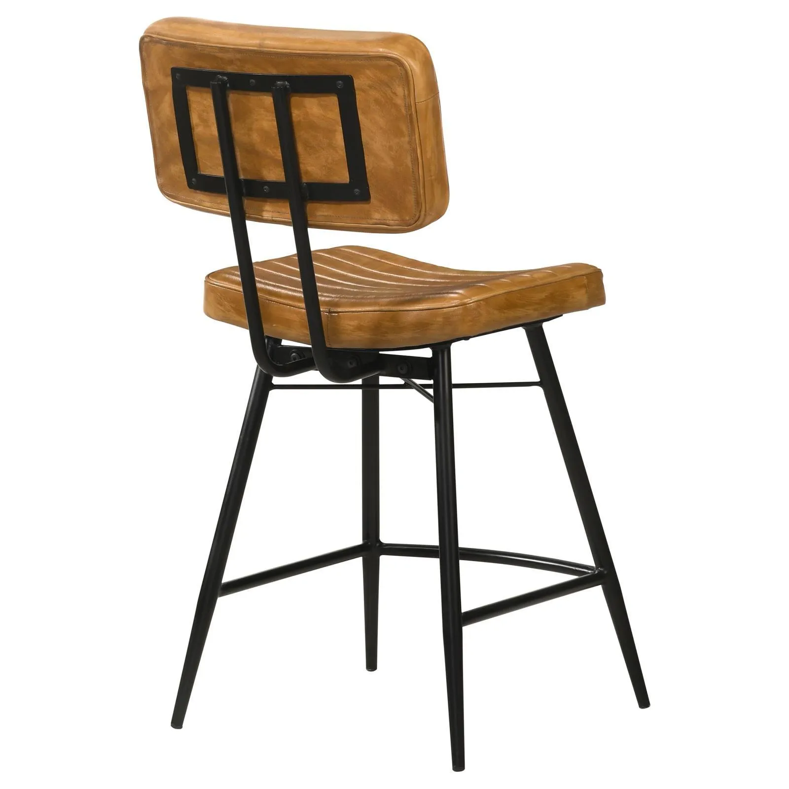 Partridge Upholstered Counter Height Stools with Footrest, Set of 2 - Image 6