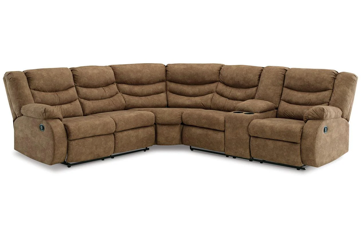 Partymate Brindle 2-Piece Reclining Sectional - Image 2