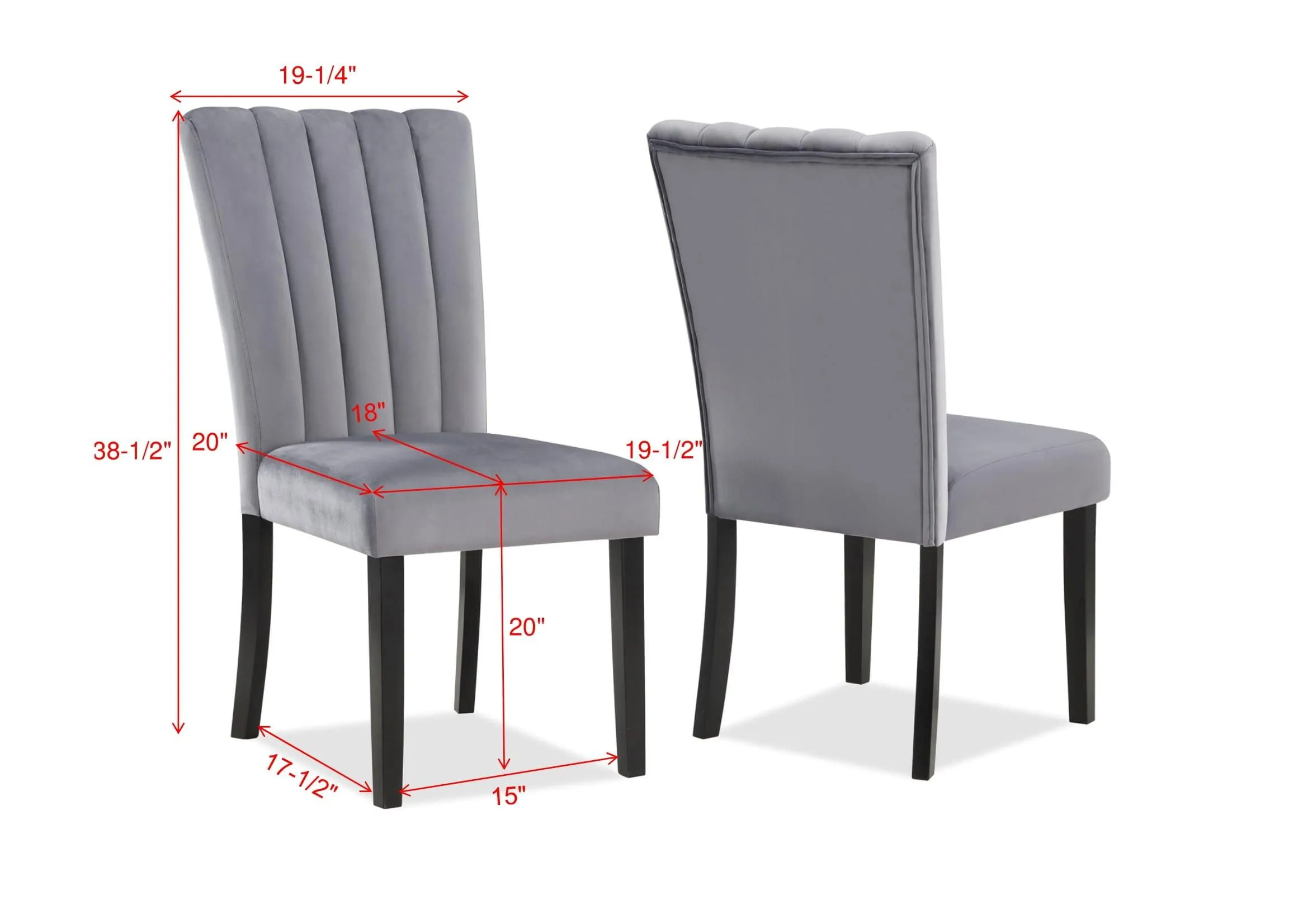 Pascal Black and Gray Marble-Top Dining Set - Image 8