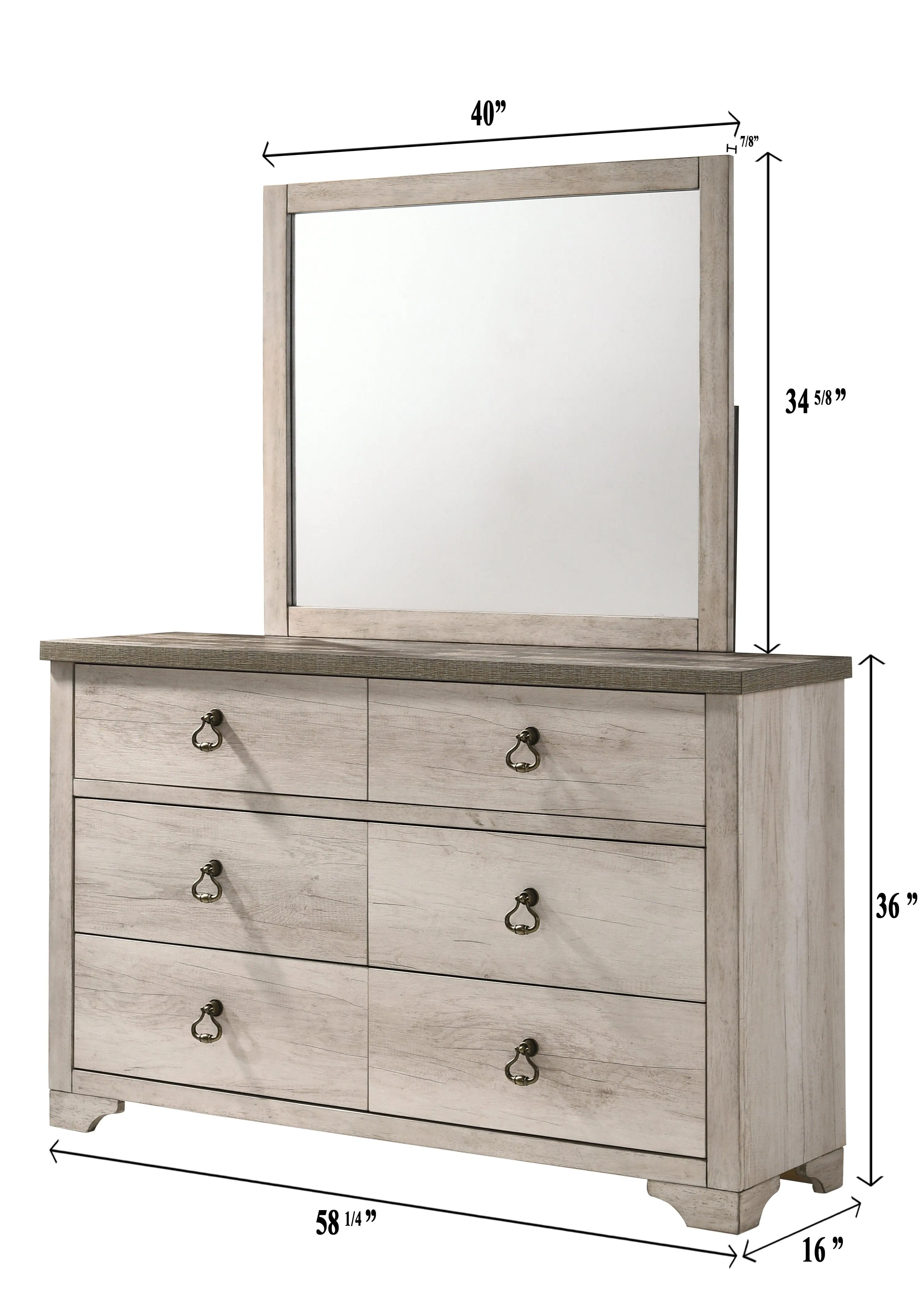 Patterson Driftwood Panel Youth Bedroom Set - Image 11