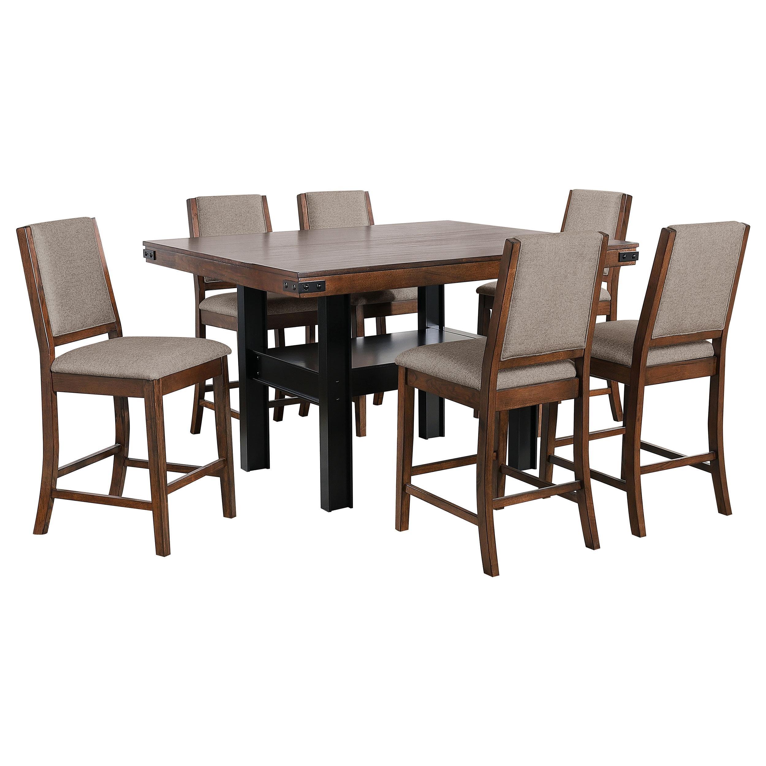 Patterson Mango Oak 7-Piece Counter Height Dining Set - Image 2